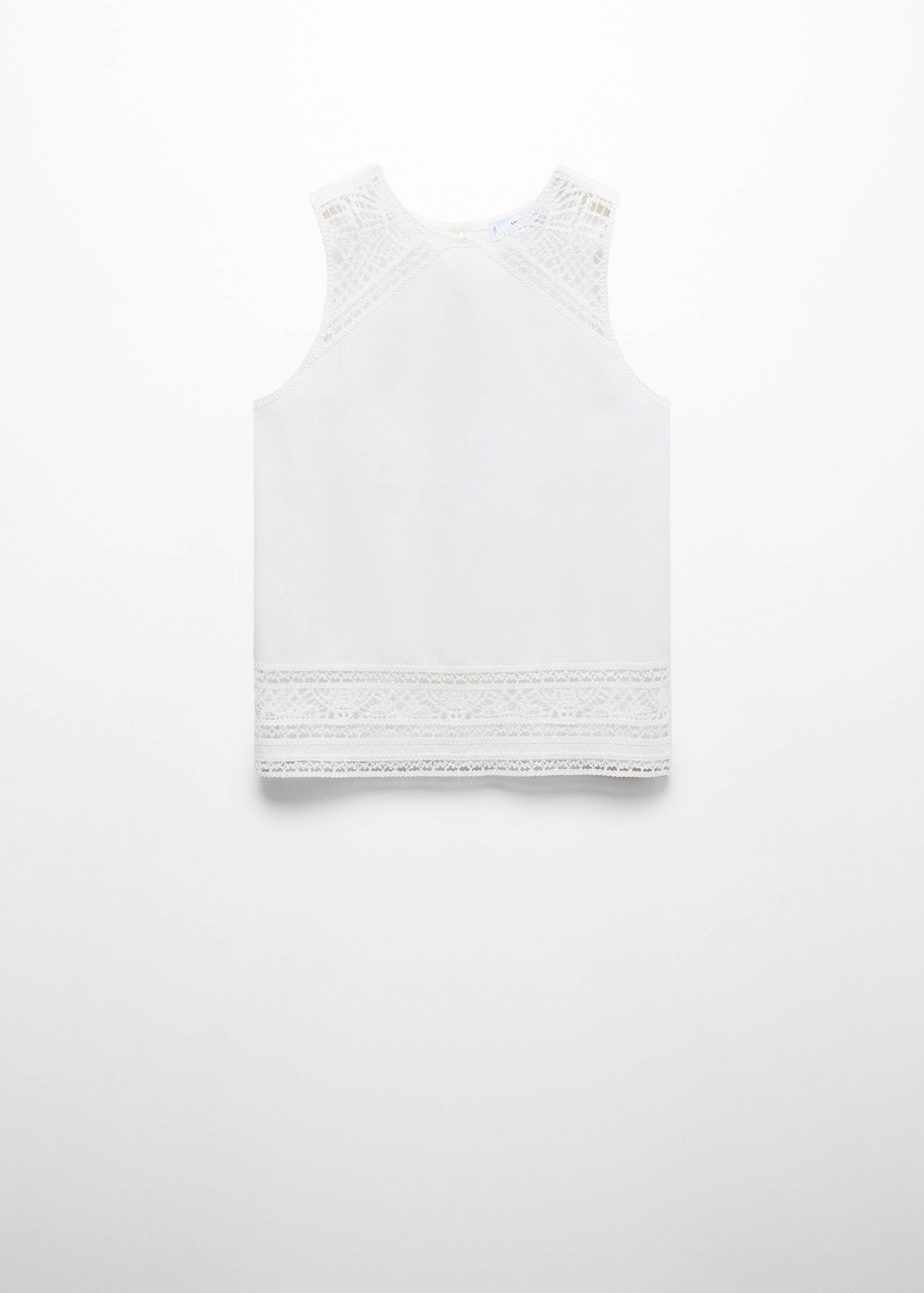 Embroidered cotton top - Article without model