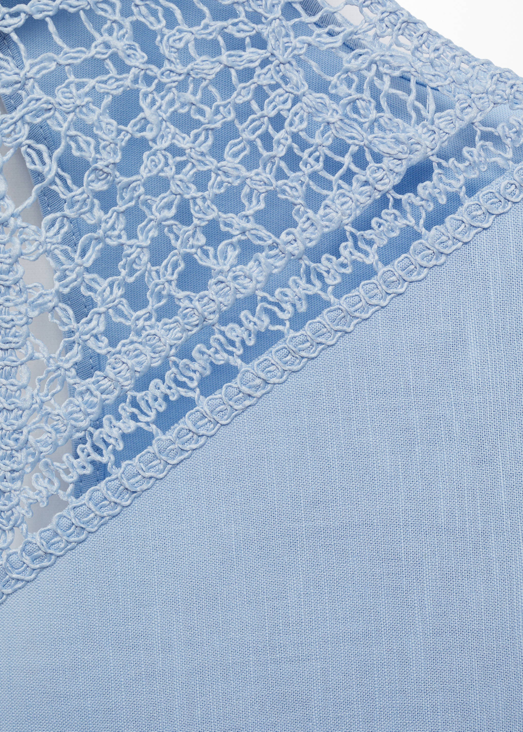 Embroidered cotton top - Details of the article 8