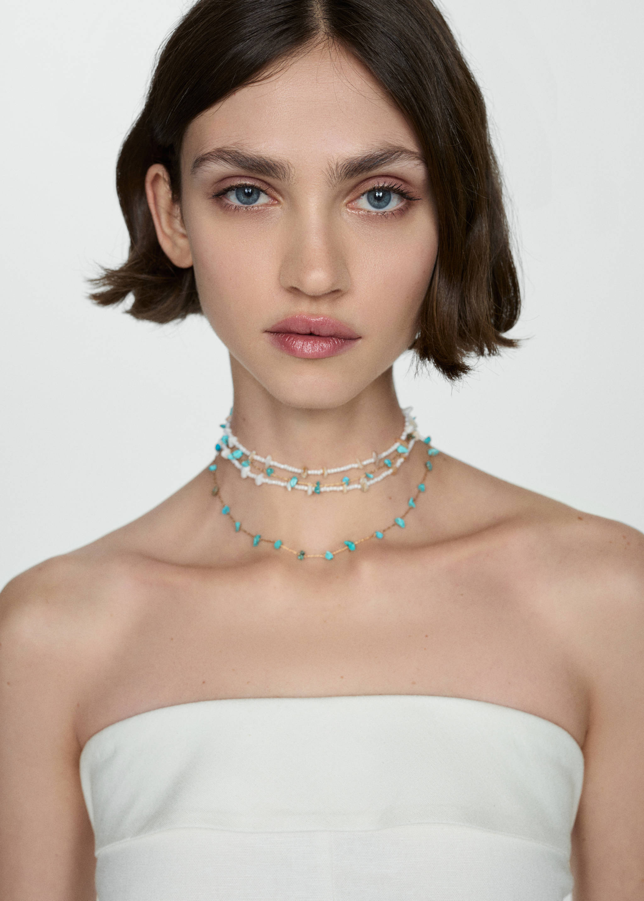 Draped detail dress - Details of the article 1