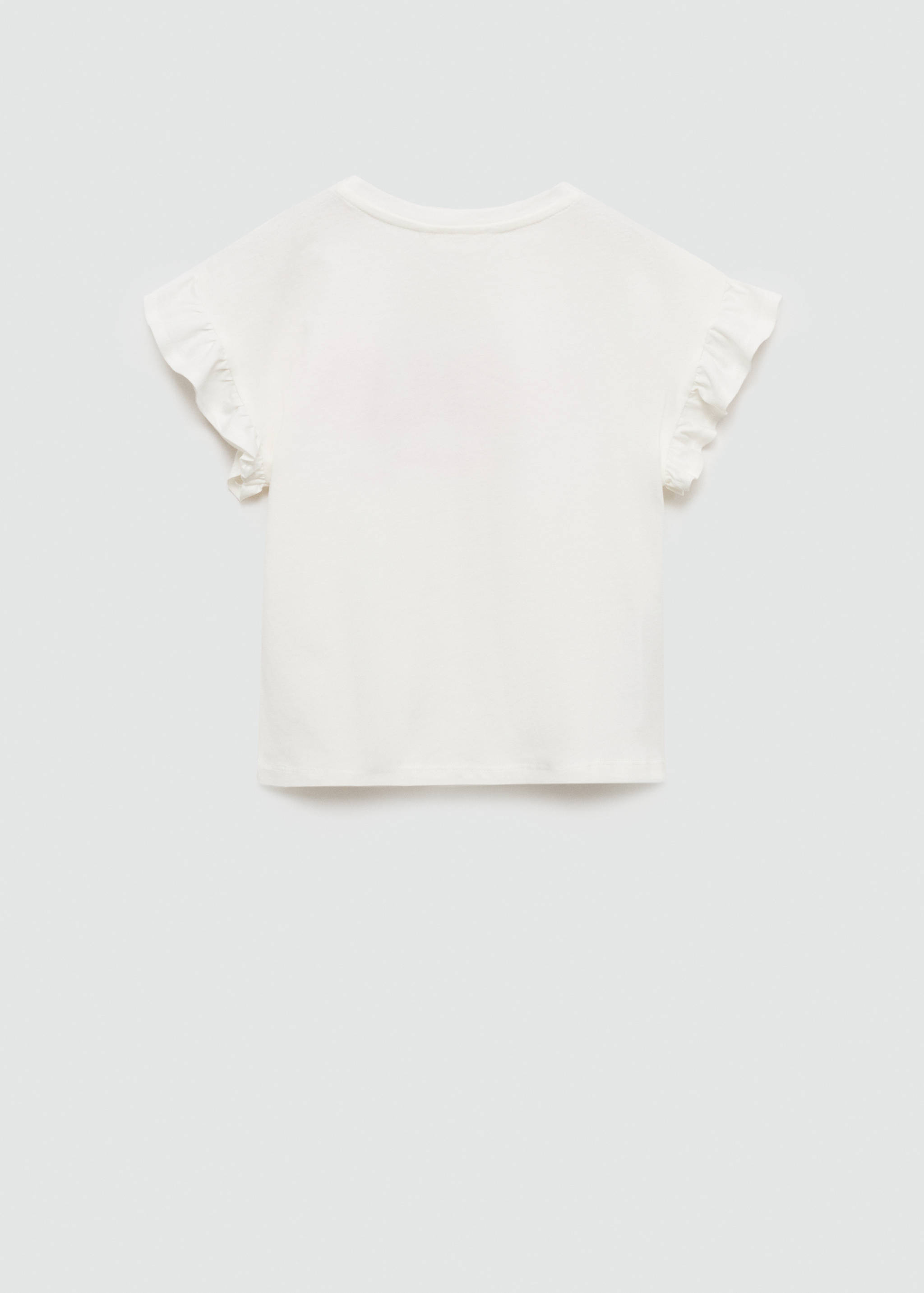 Camiseta mensaje volantes - Reverso del artículo