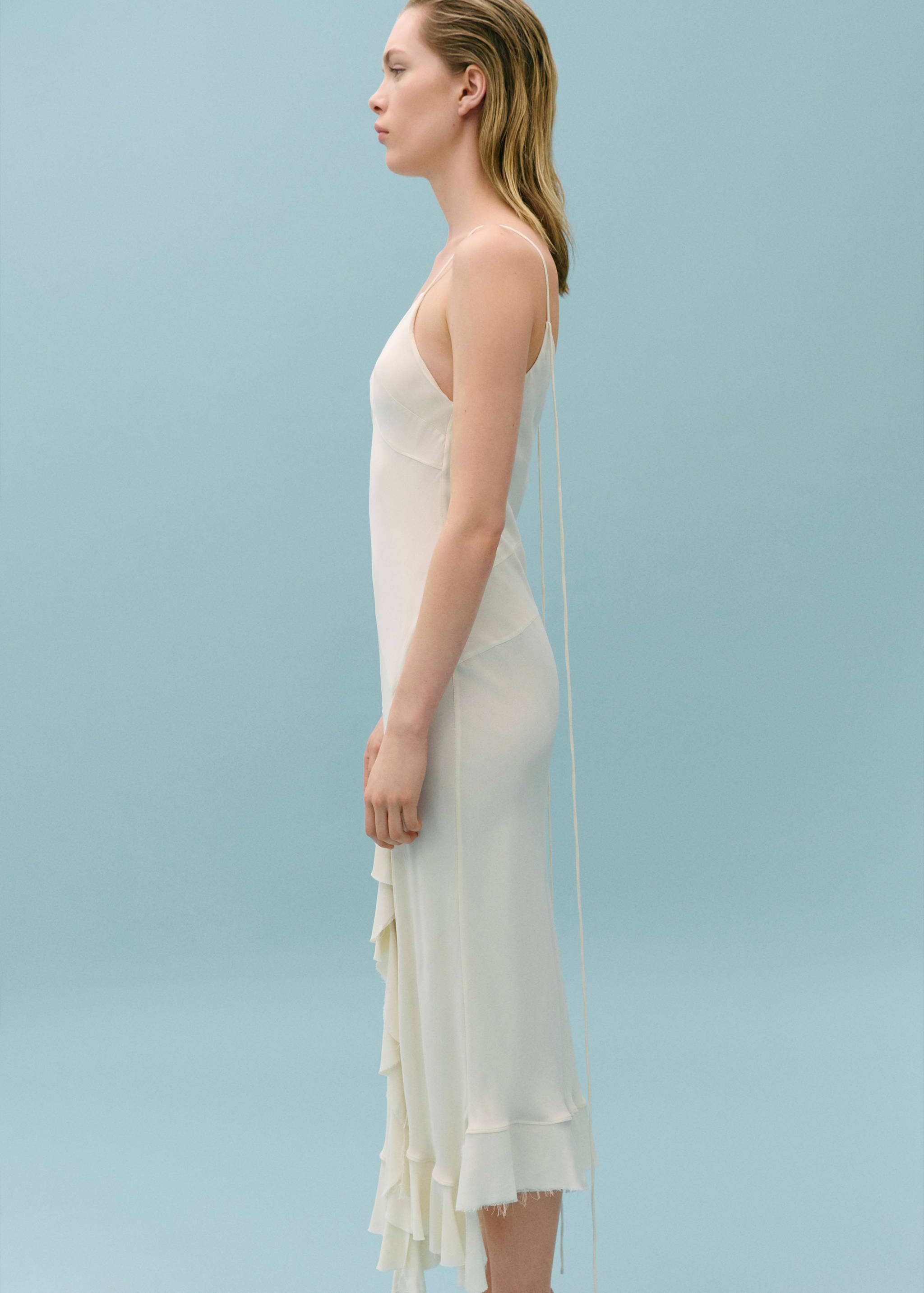 Vestido asimétrico volantes - Detalle del artículo 1