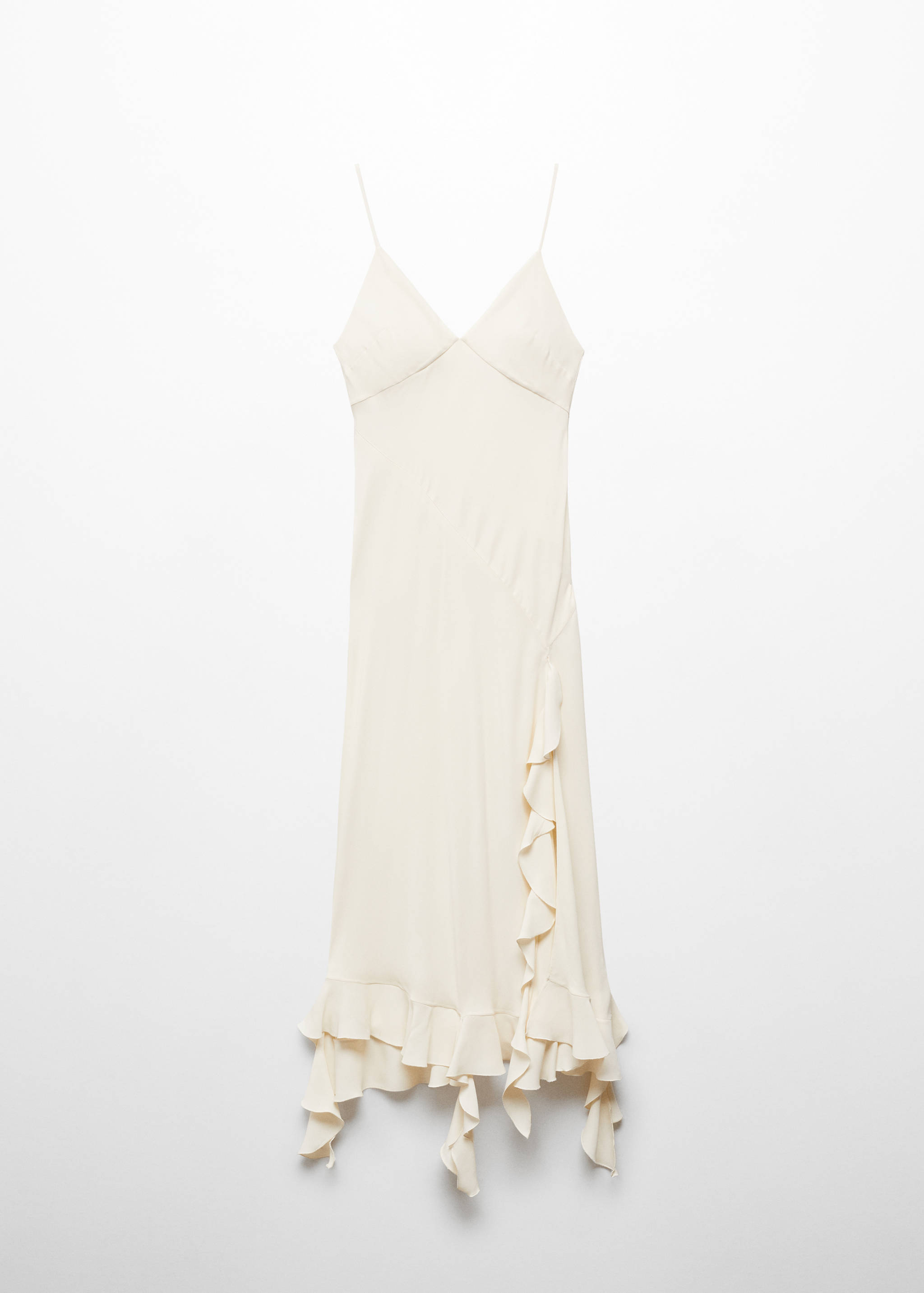 Asymmetric ruffled dress - Article without model