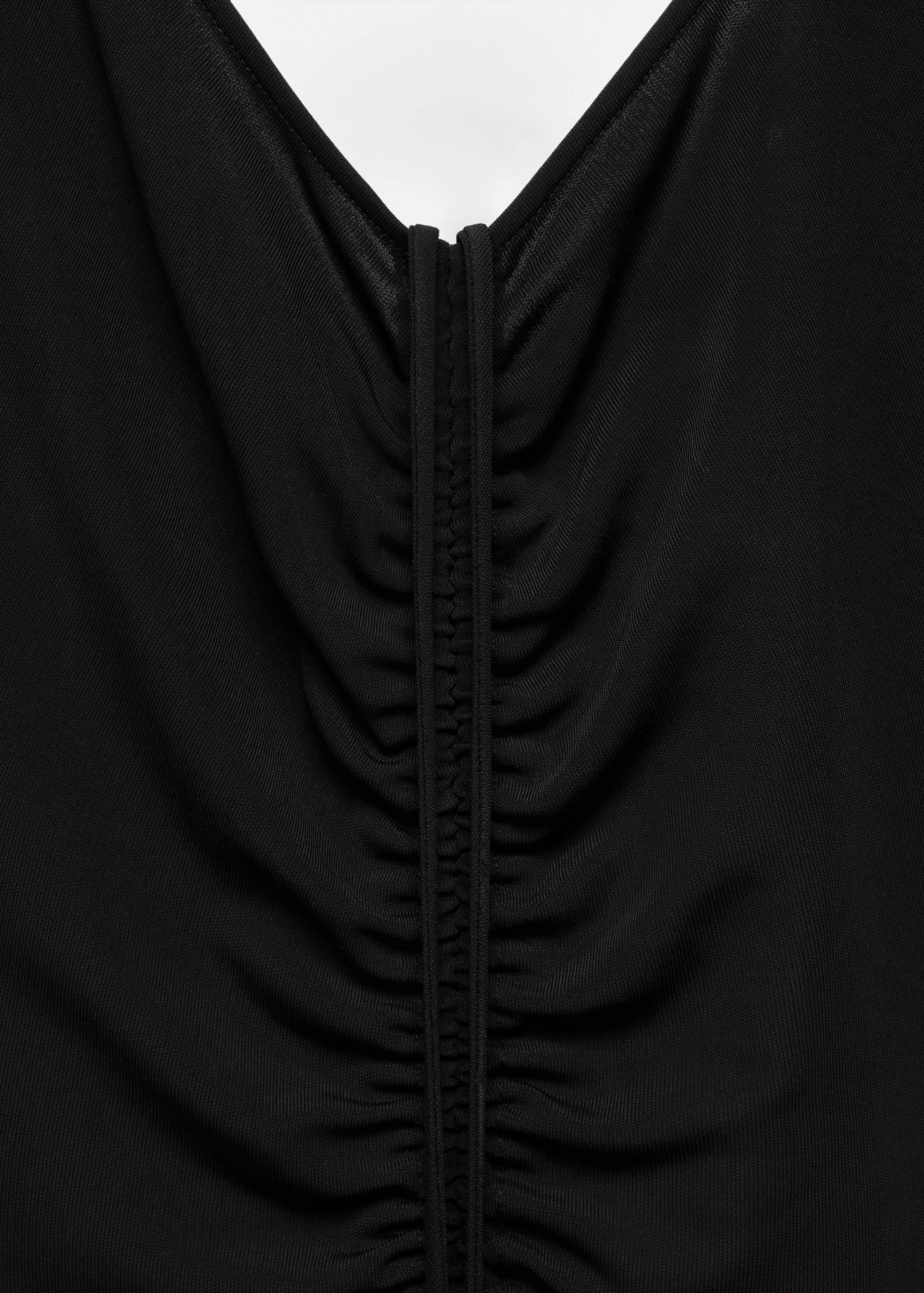Knitted dress with gathered detail - Details of the article 8
