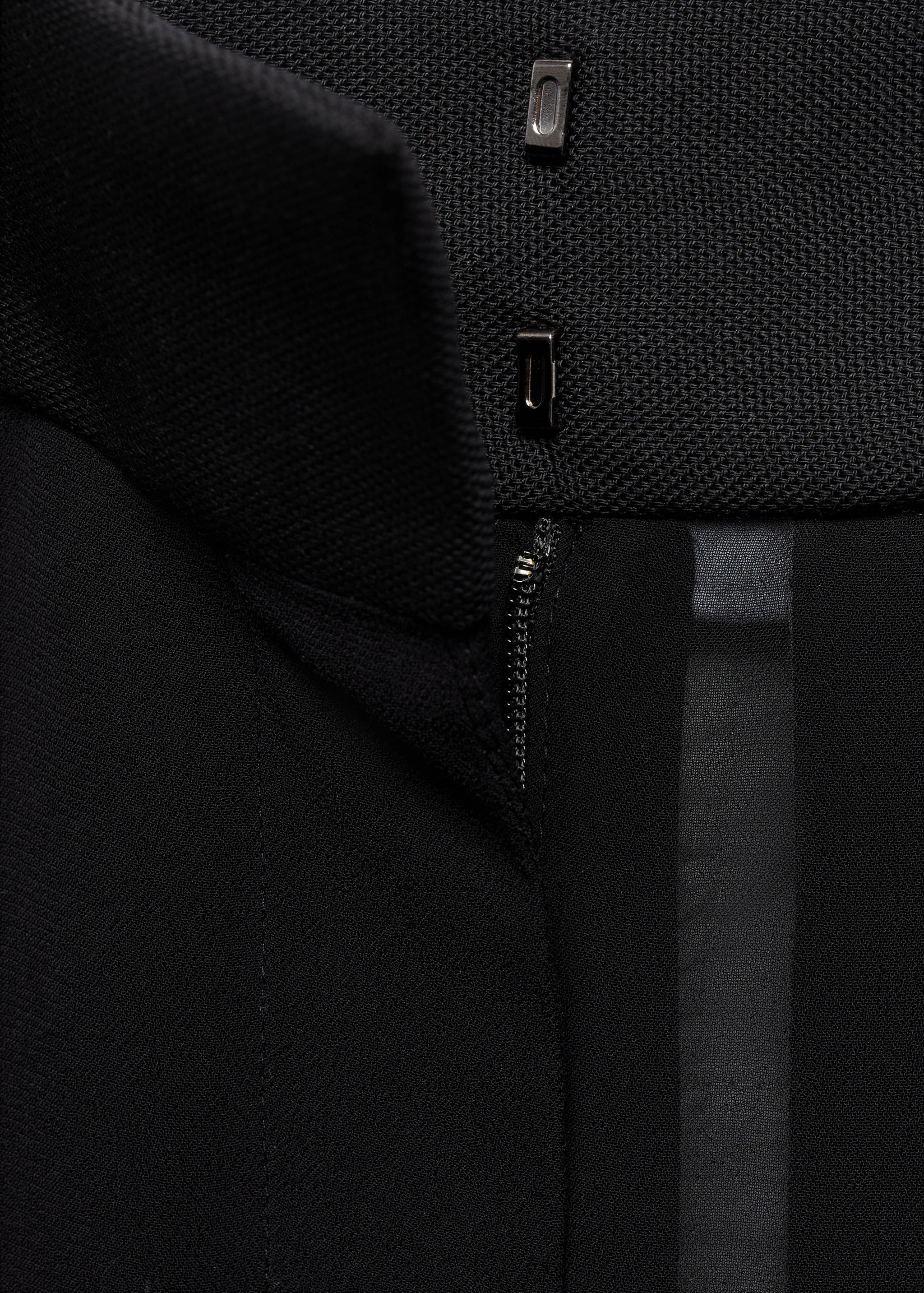 Semi-transparent straight pants - Details of the article 8