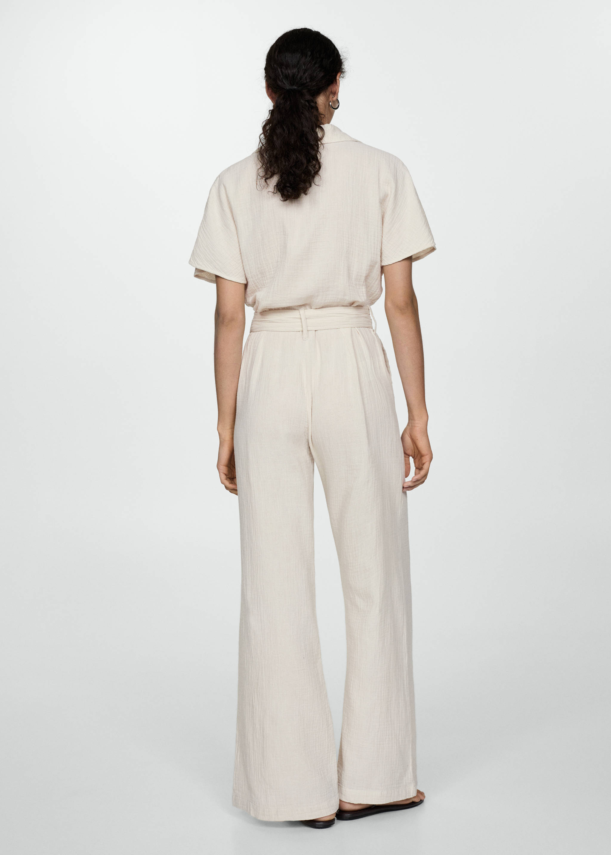 Belt long jumpsuit - Reverse of the article