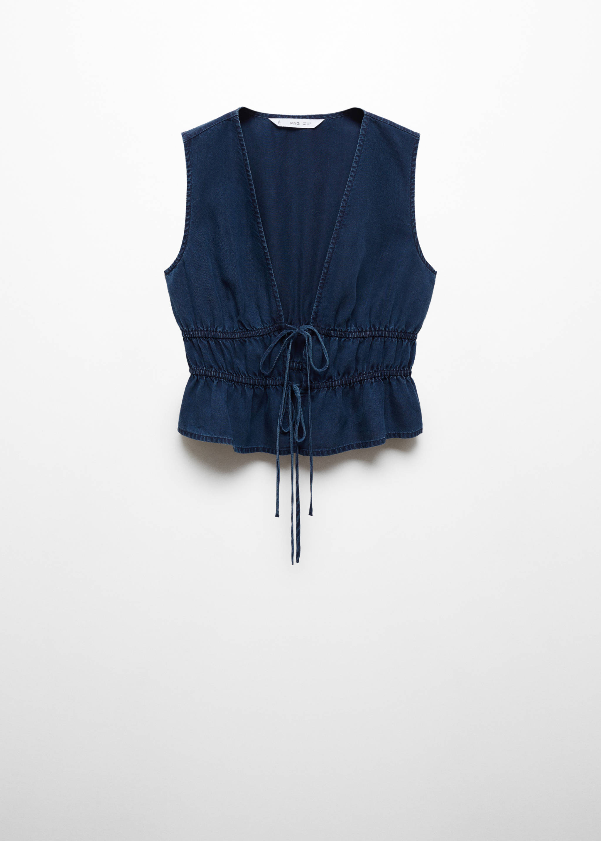 Ruffled top with bows - Article without model