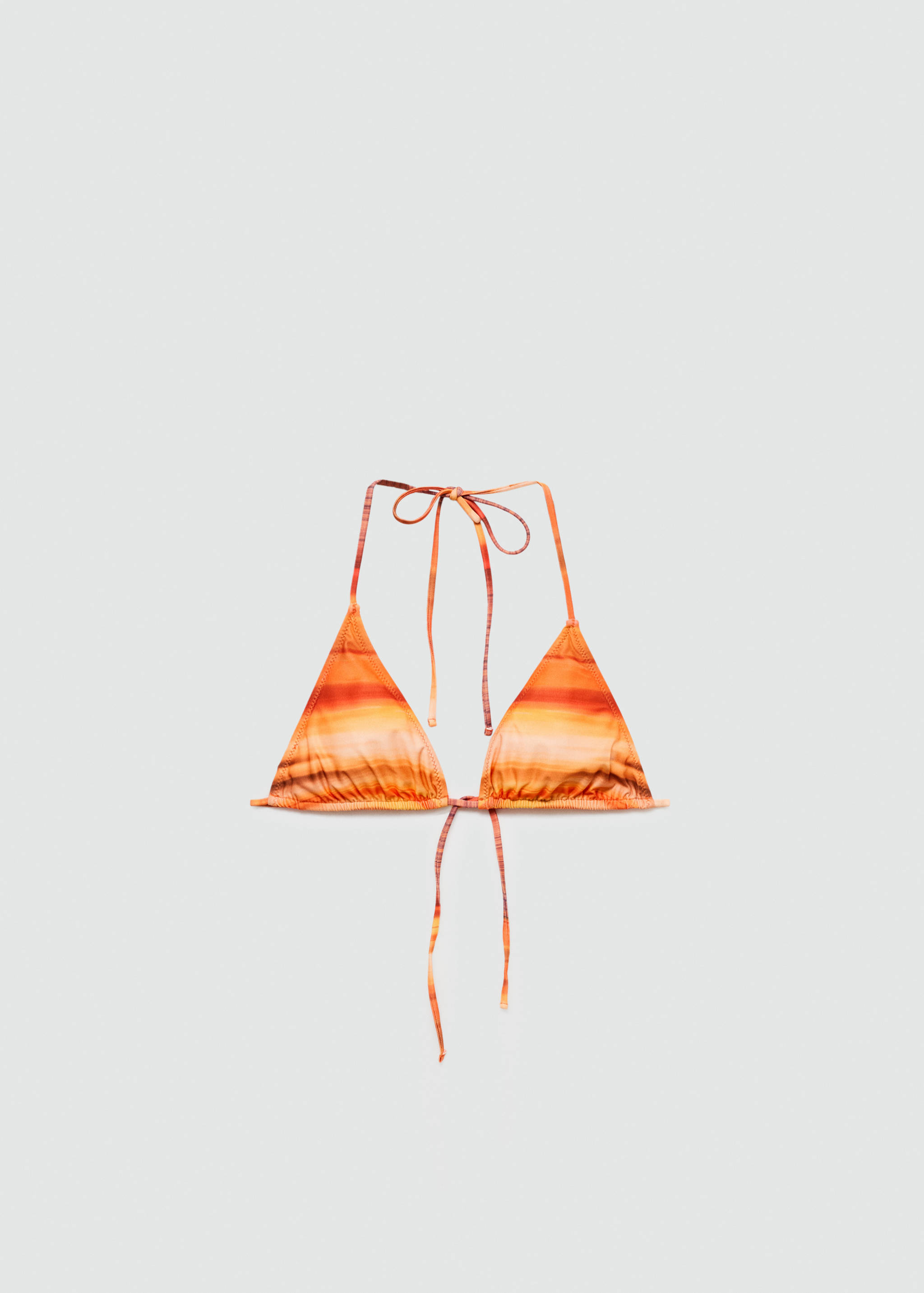 Топ от бикини с принтом - Изделие без модели