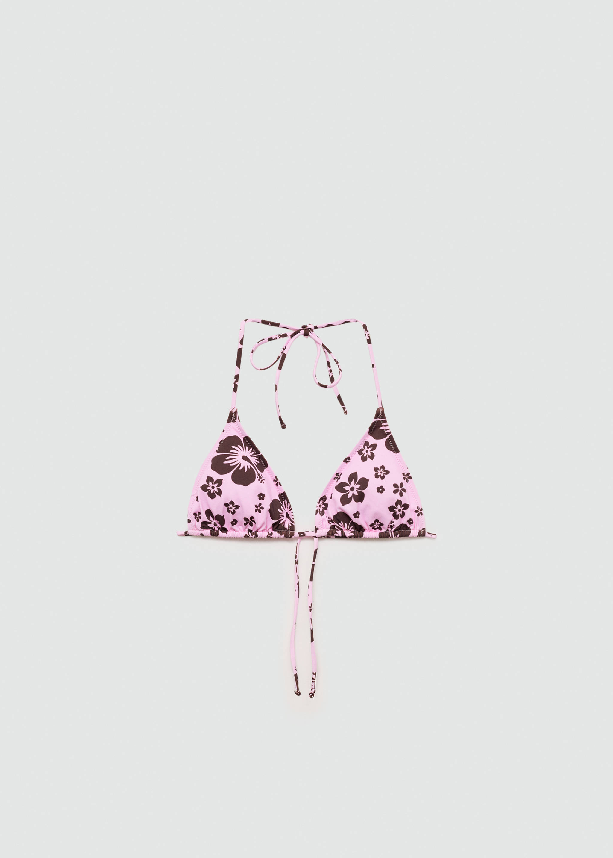 Floral-print bikini top - Article without model