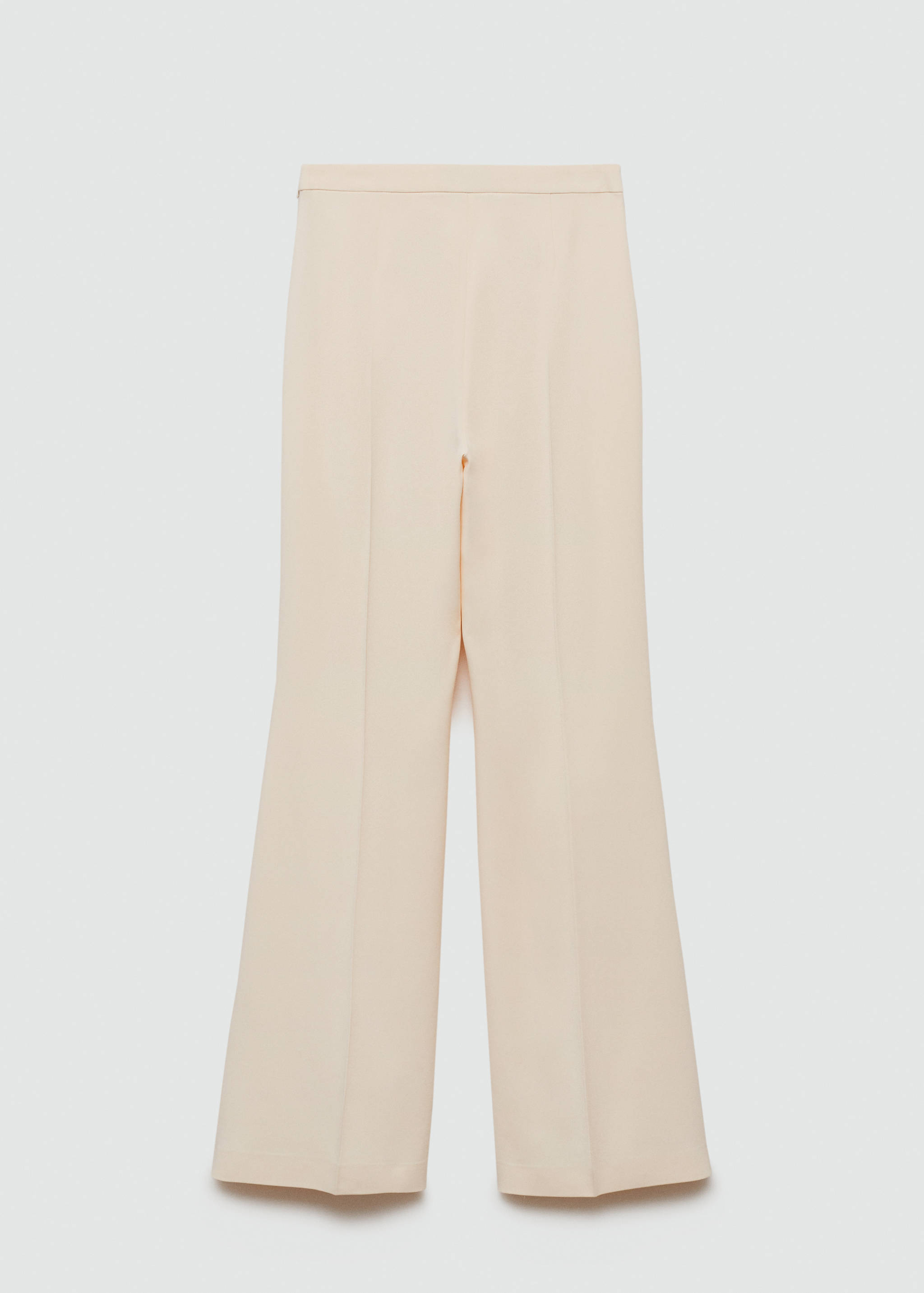 High-waist flared trousers - Reverse of the article