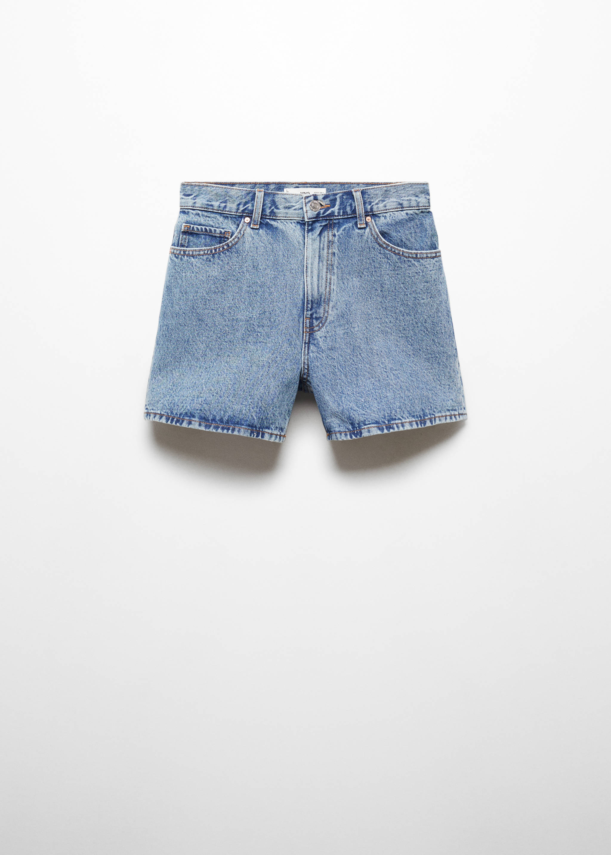 High-rise denim shorts - Article without model