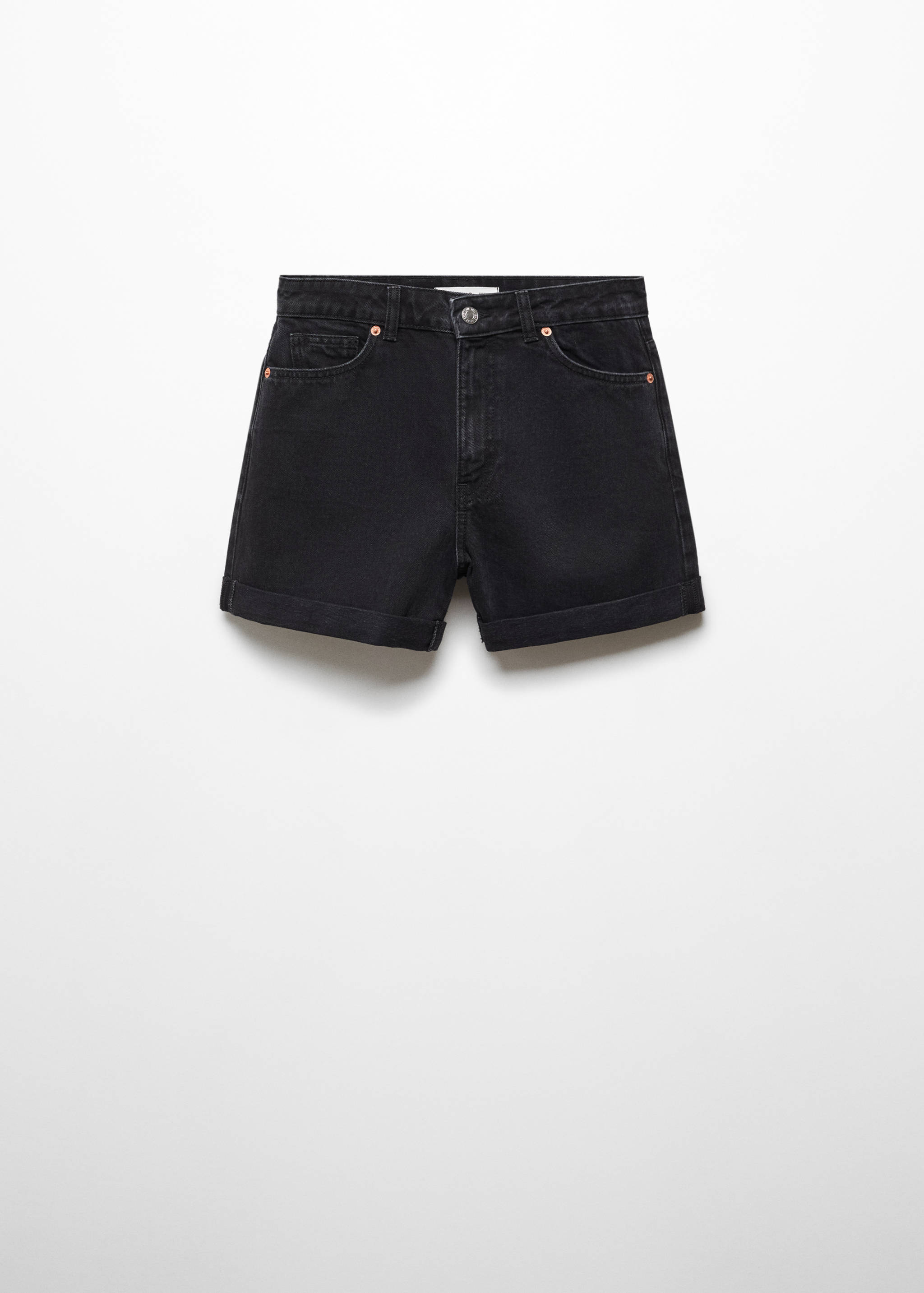 Mom-fit denim shorts - Article without model