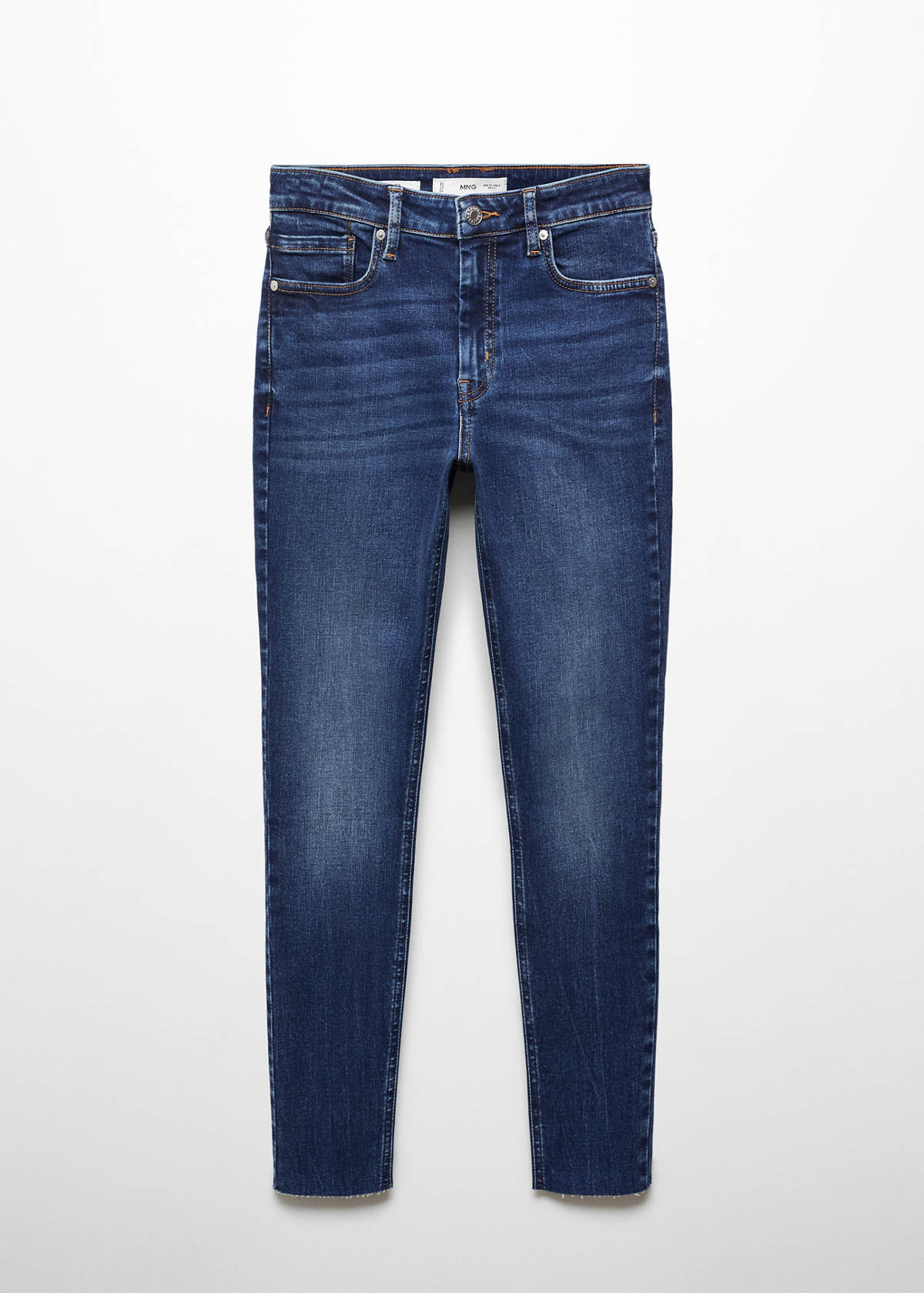 Skinny cropped jeans — Dark Blue