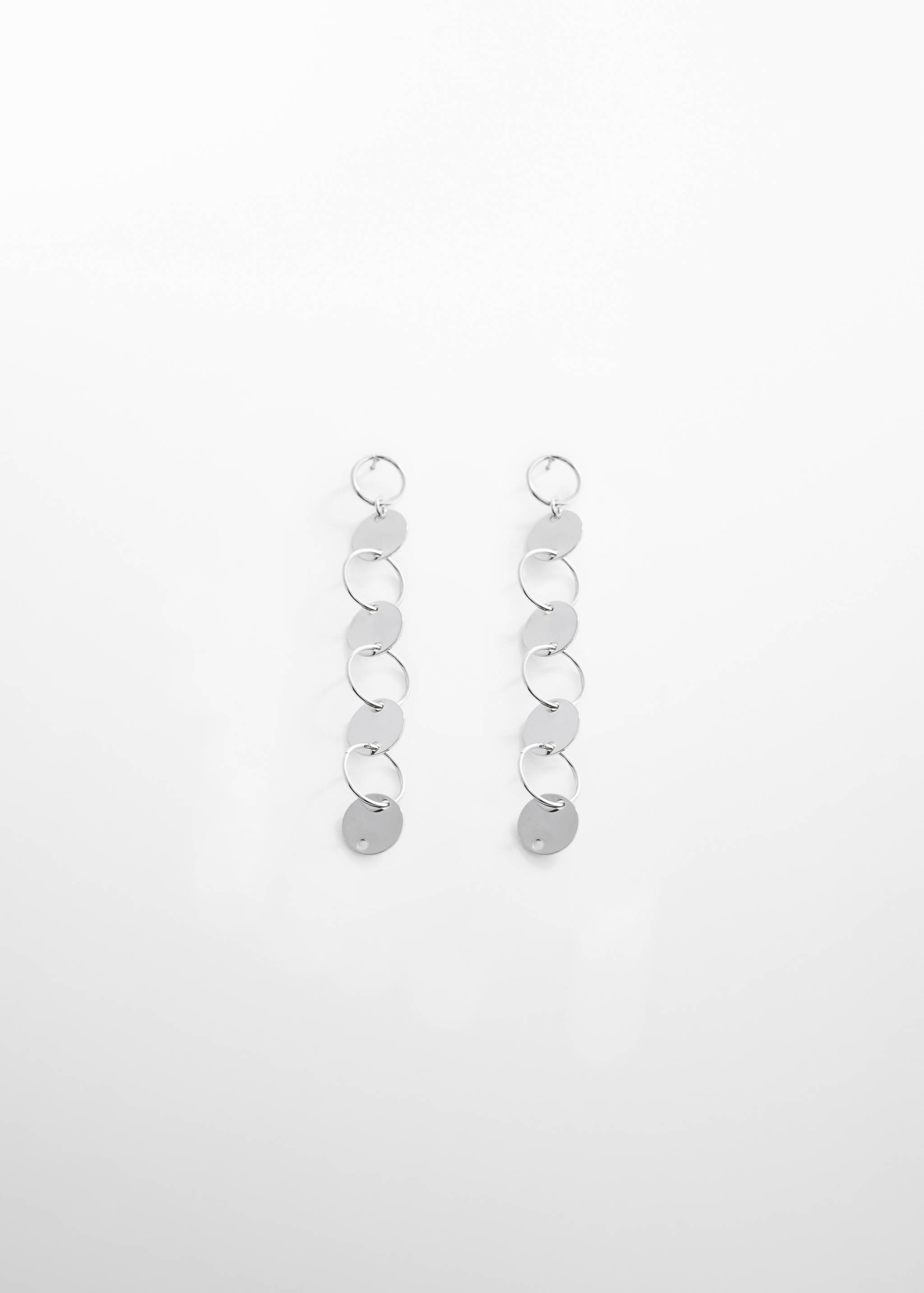 Long circle earrings - Товар без моделі