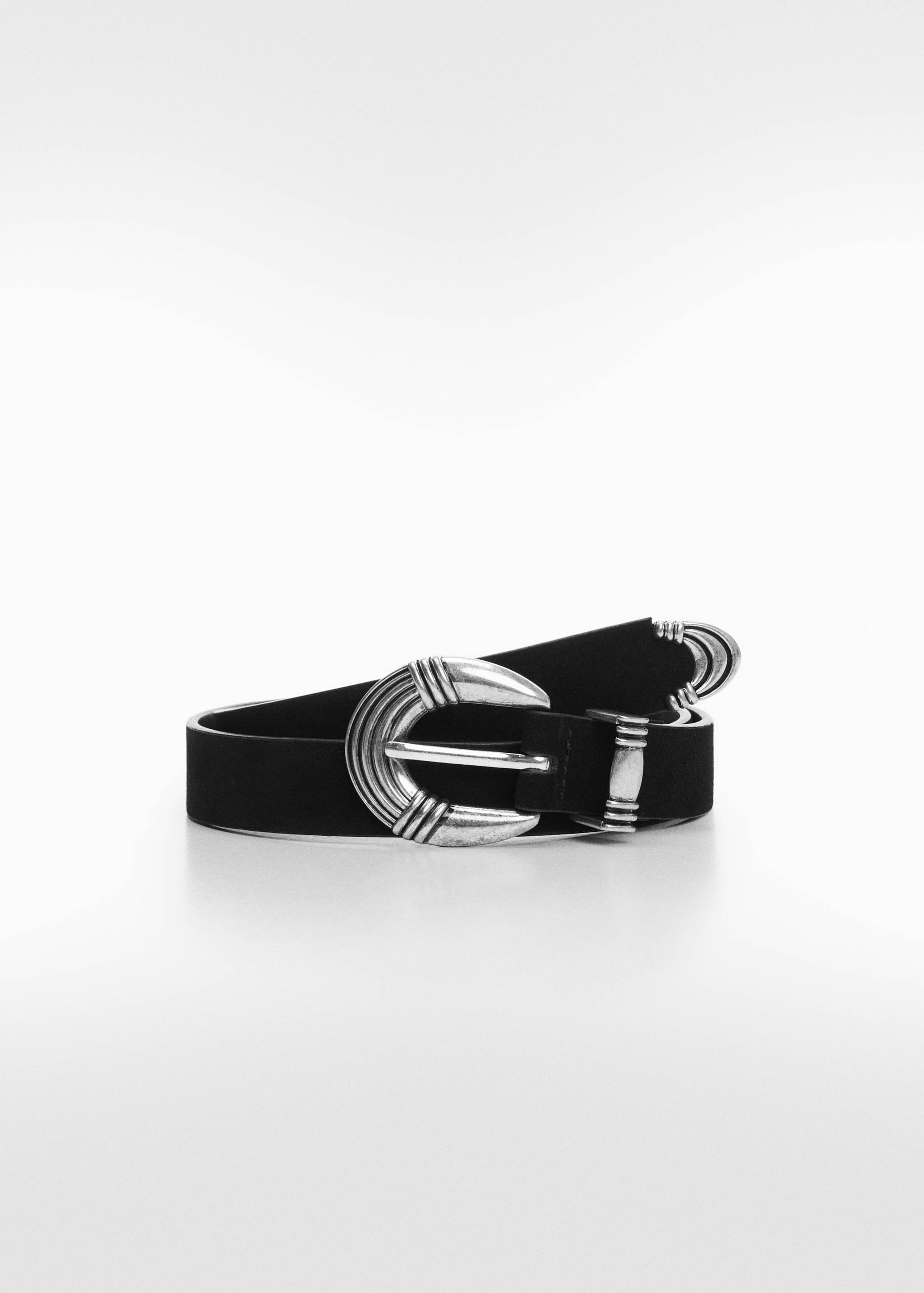 Ceinture cuir boucle - Article sans modèle