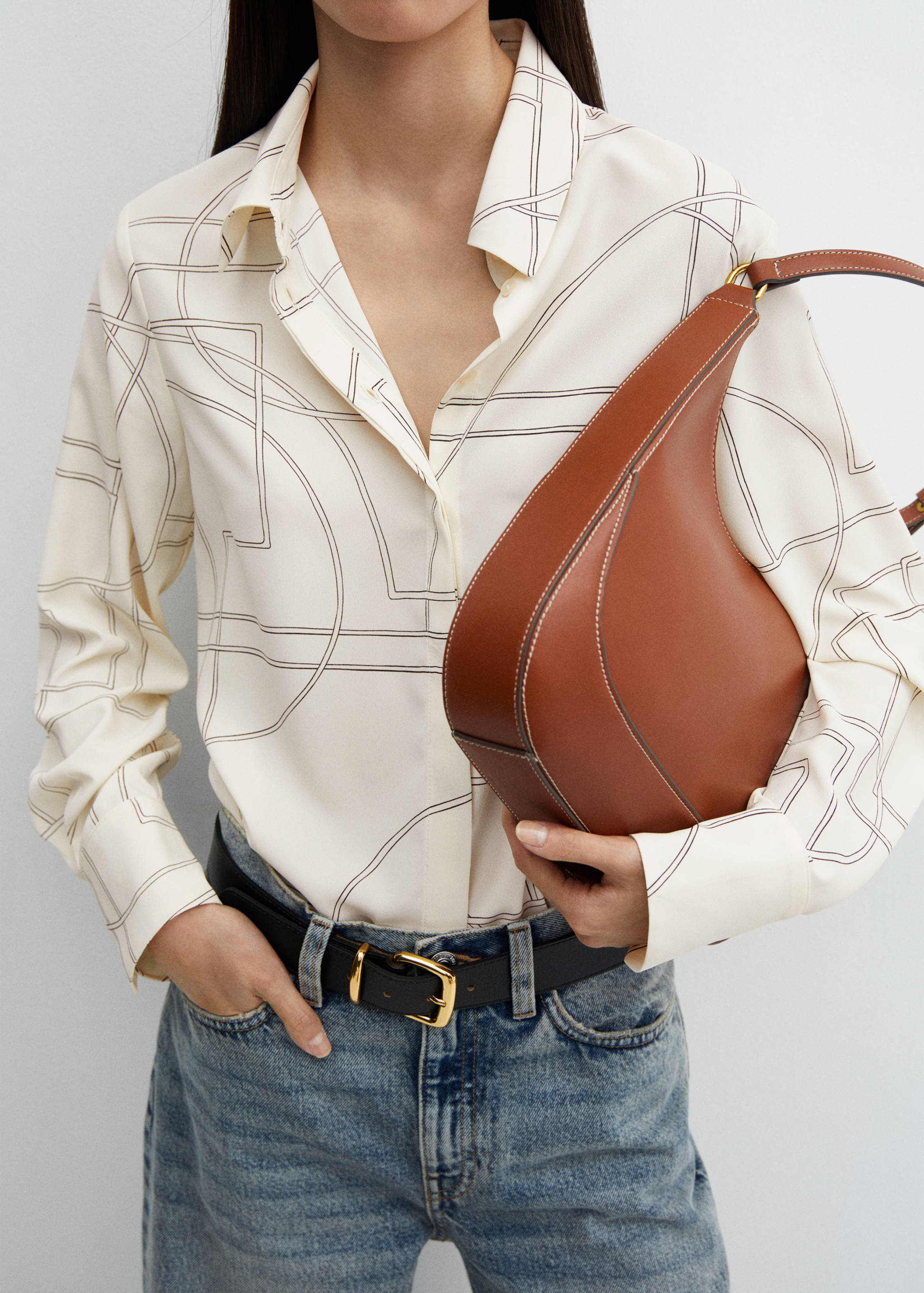 Fließendes Regular Fit-Hemd - Detail des Artikels 6