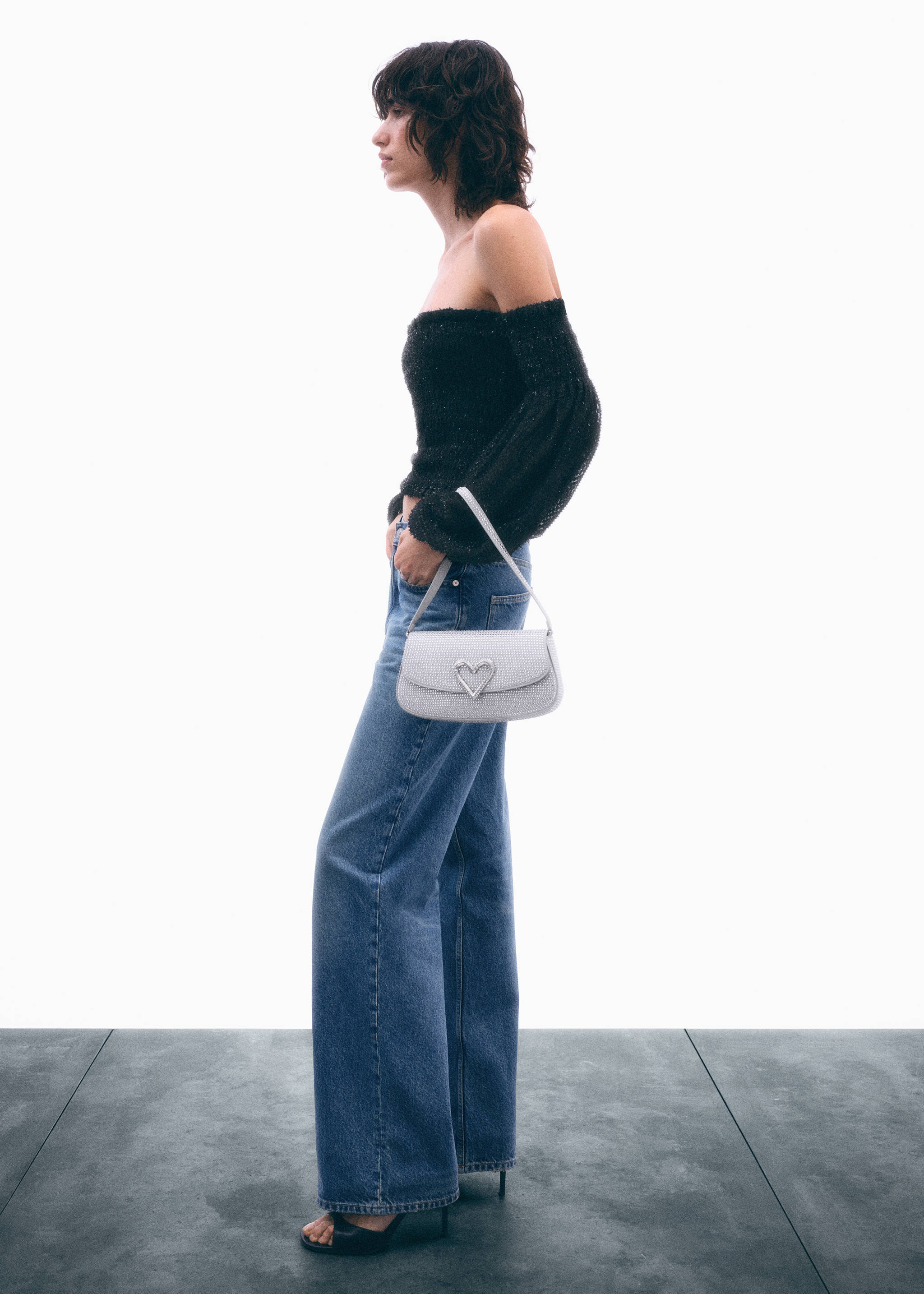 Crystal shoulder bag - General plane