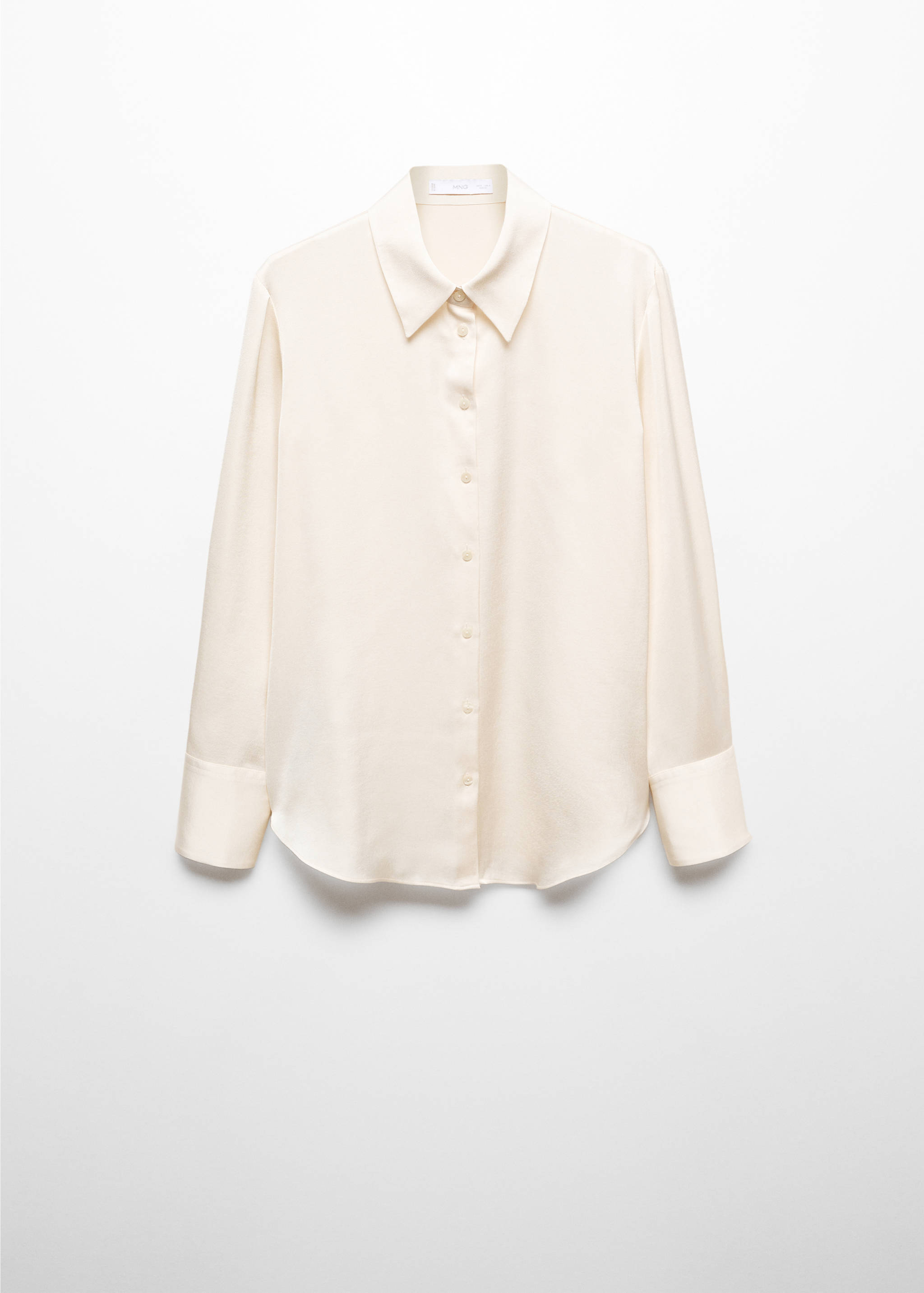 Satin finish flowy shirt - Article without model