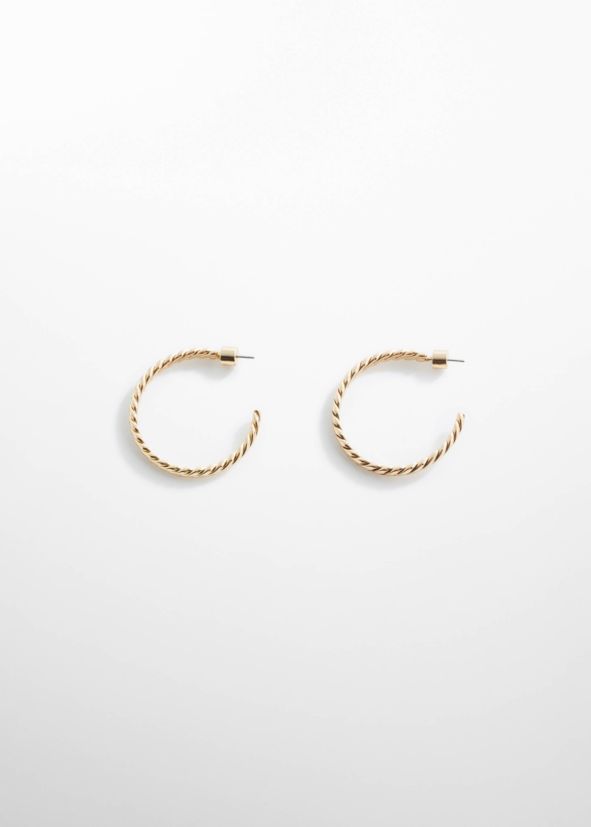 Pendientes aros trenzados - Artículo sin modelo