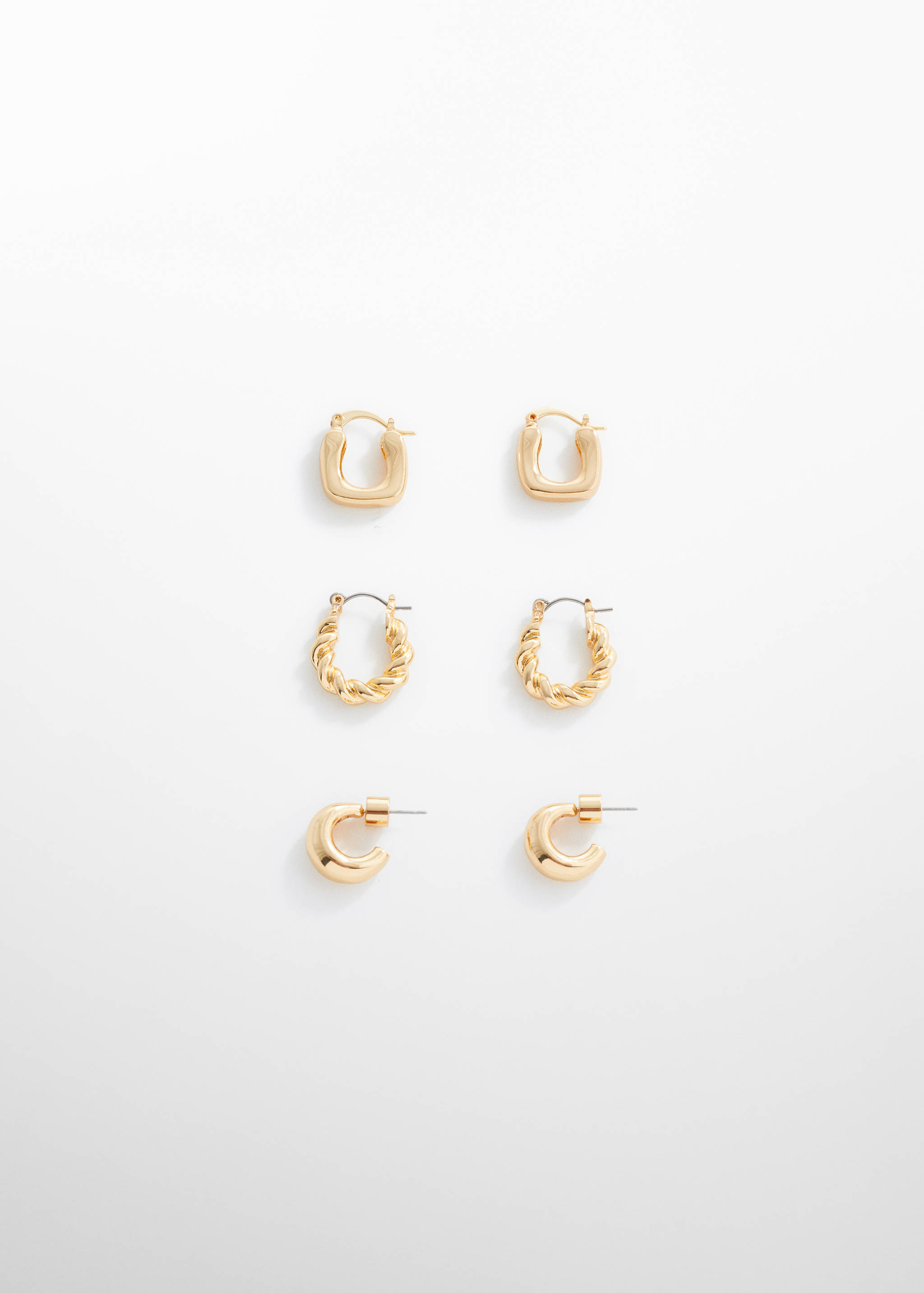 Set of hoop earrings - Article without model