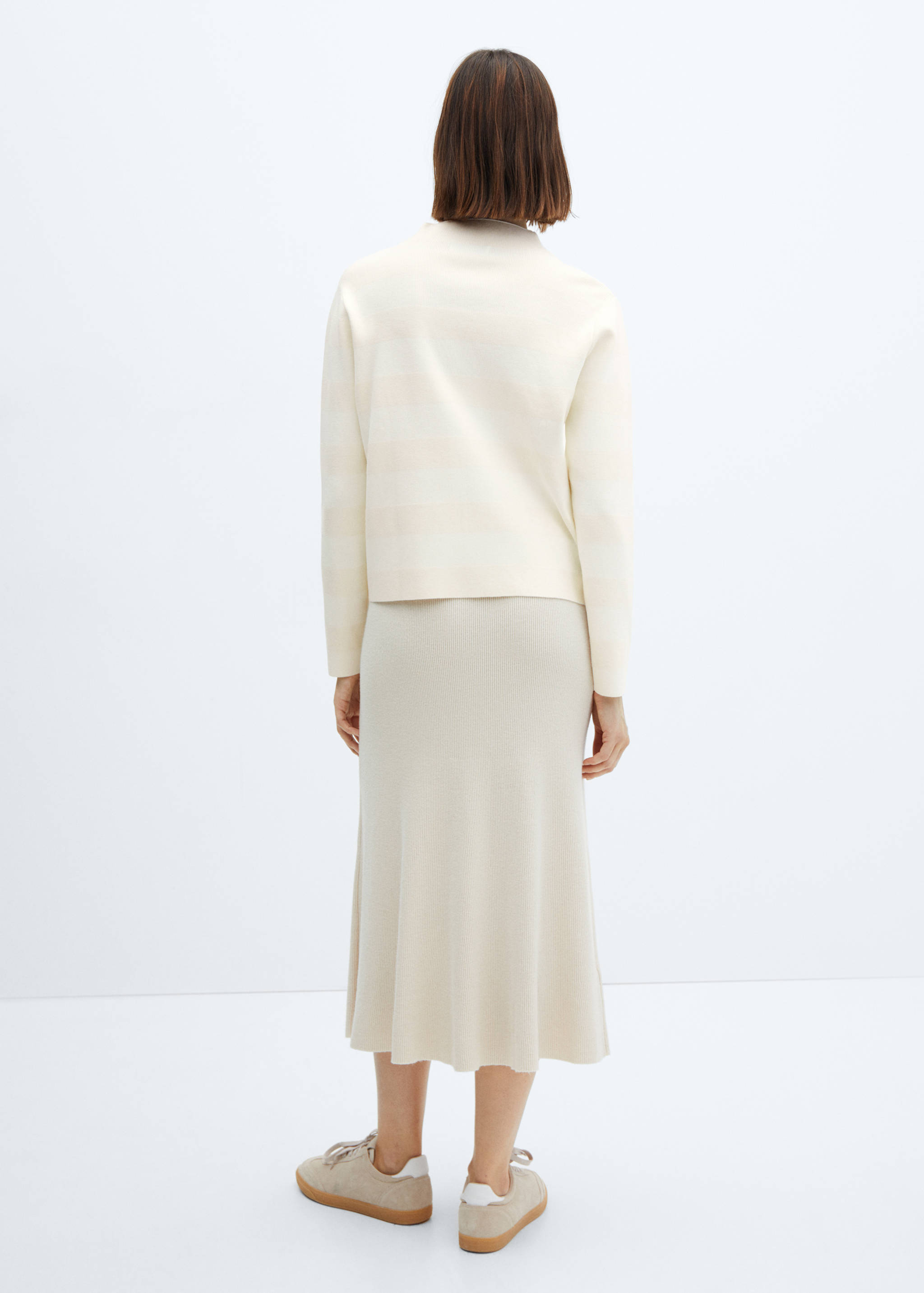 Perkins-neck sweater - Reverse of the article