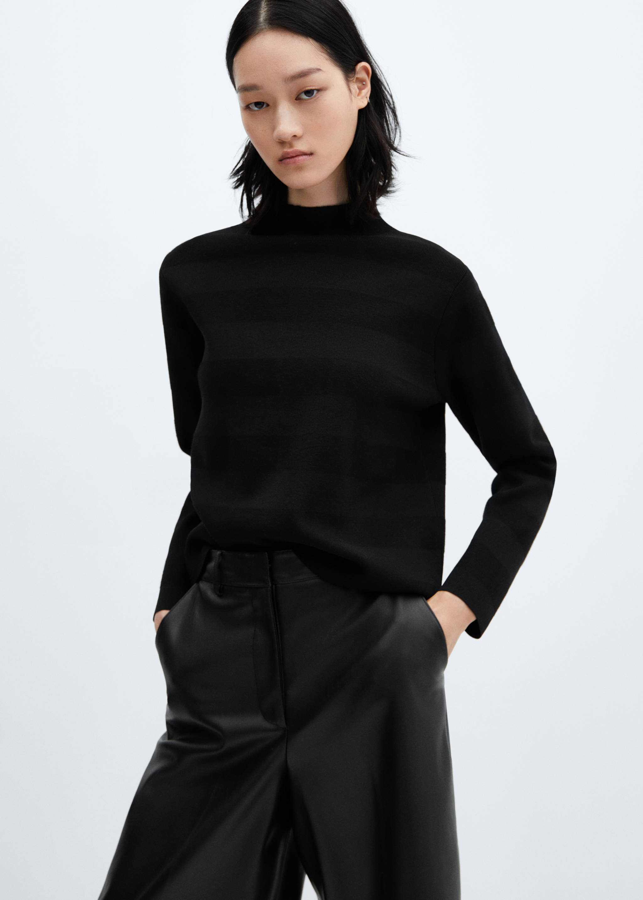 Perkins-neck sweater - Medium plane