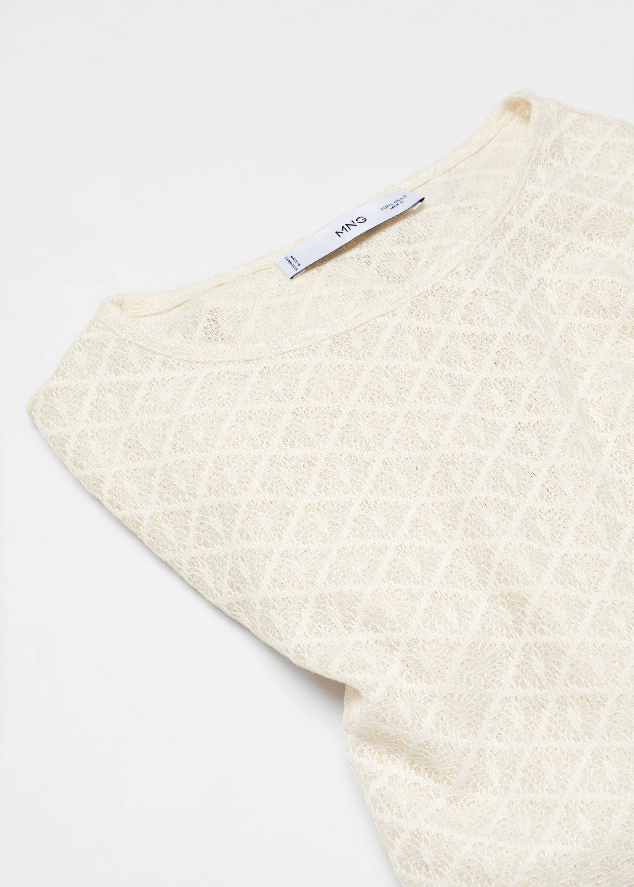 Camiseta punto textura - Detalle del artículo 8