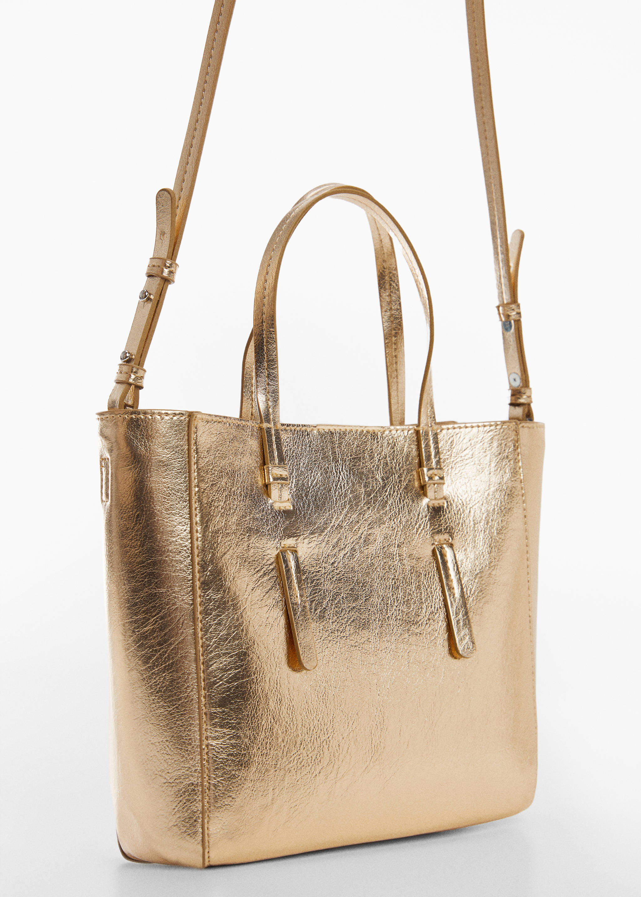 Crossbody bag with double handle - Medium plane