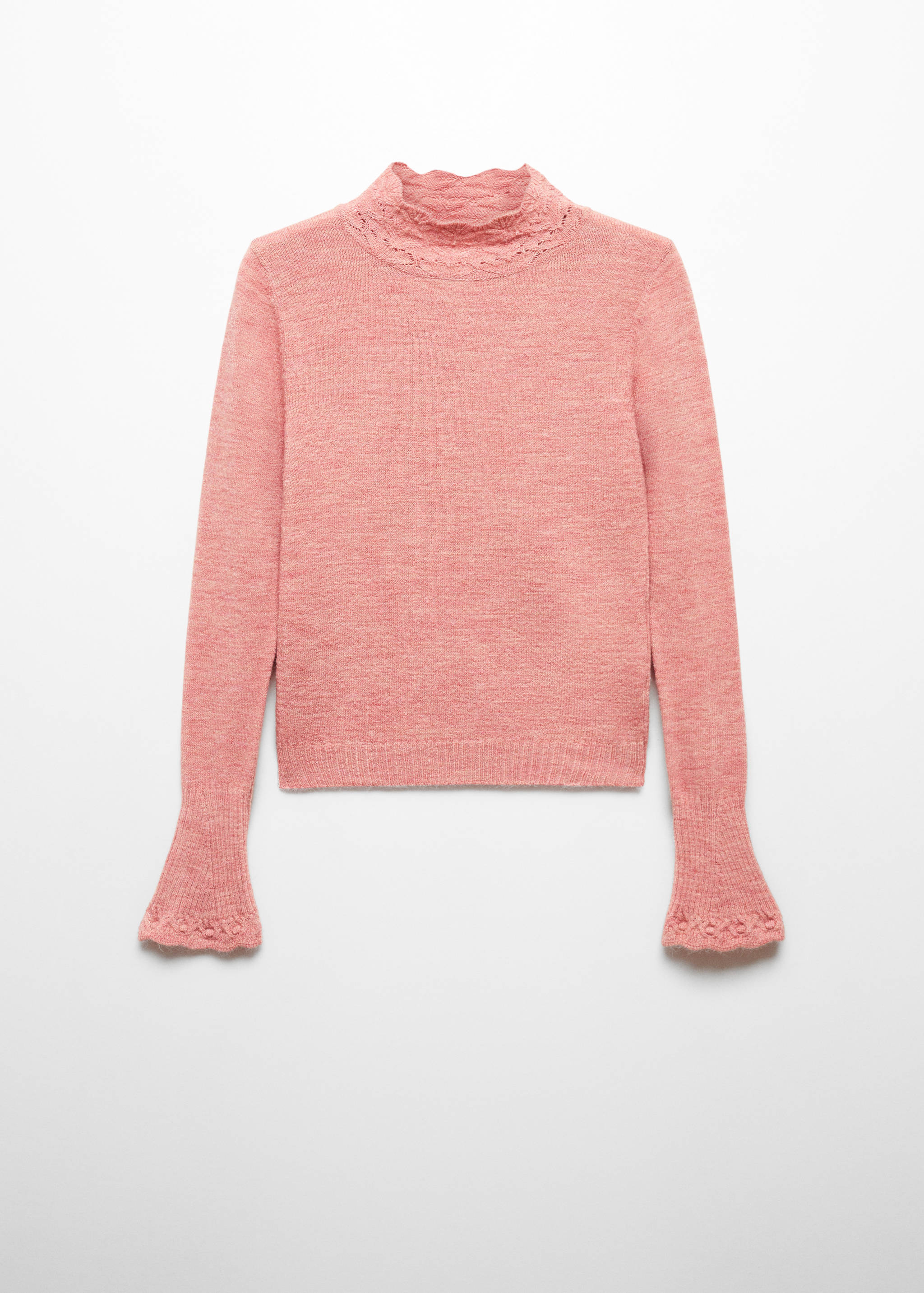 Knitted cropped sweater - Article without model