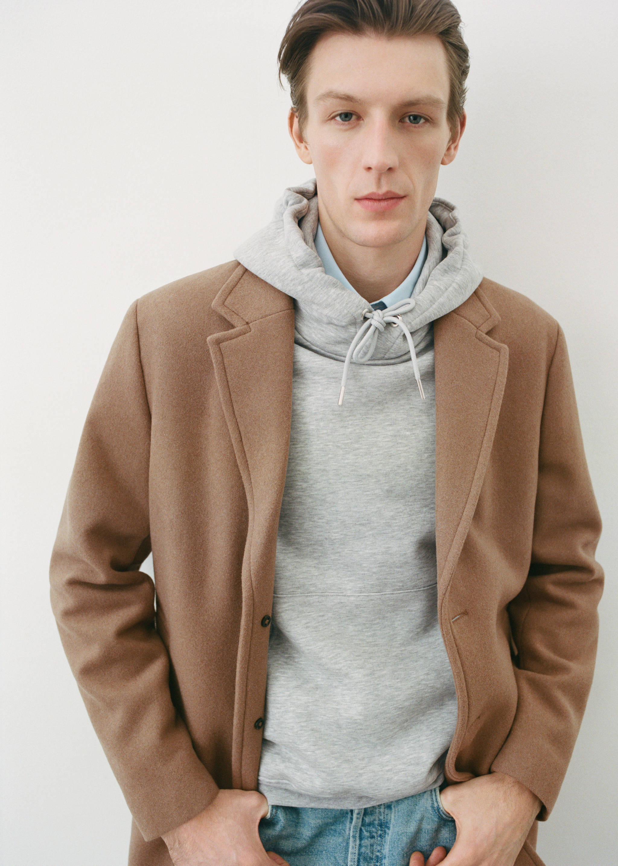 轻盈再生羊毛大衣 - null