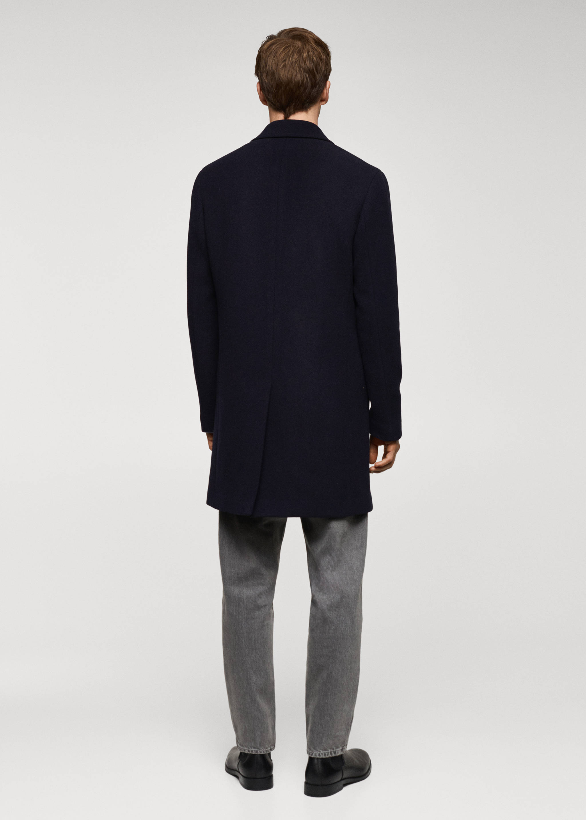 轻盈再生羊毛大衣 - null