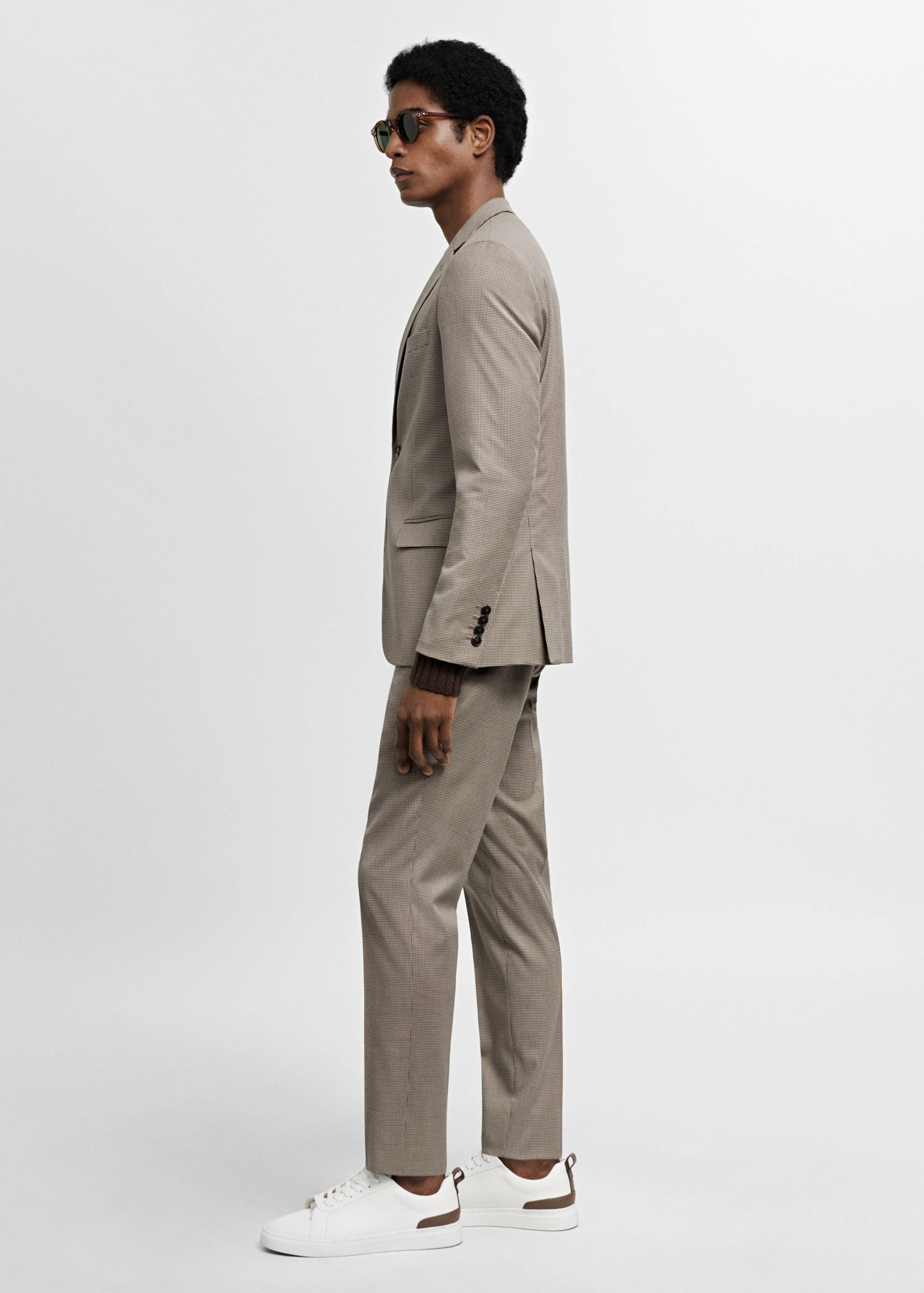 Super slim-fit suit jacket in stretch fabric - Details of the article 2
