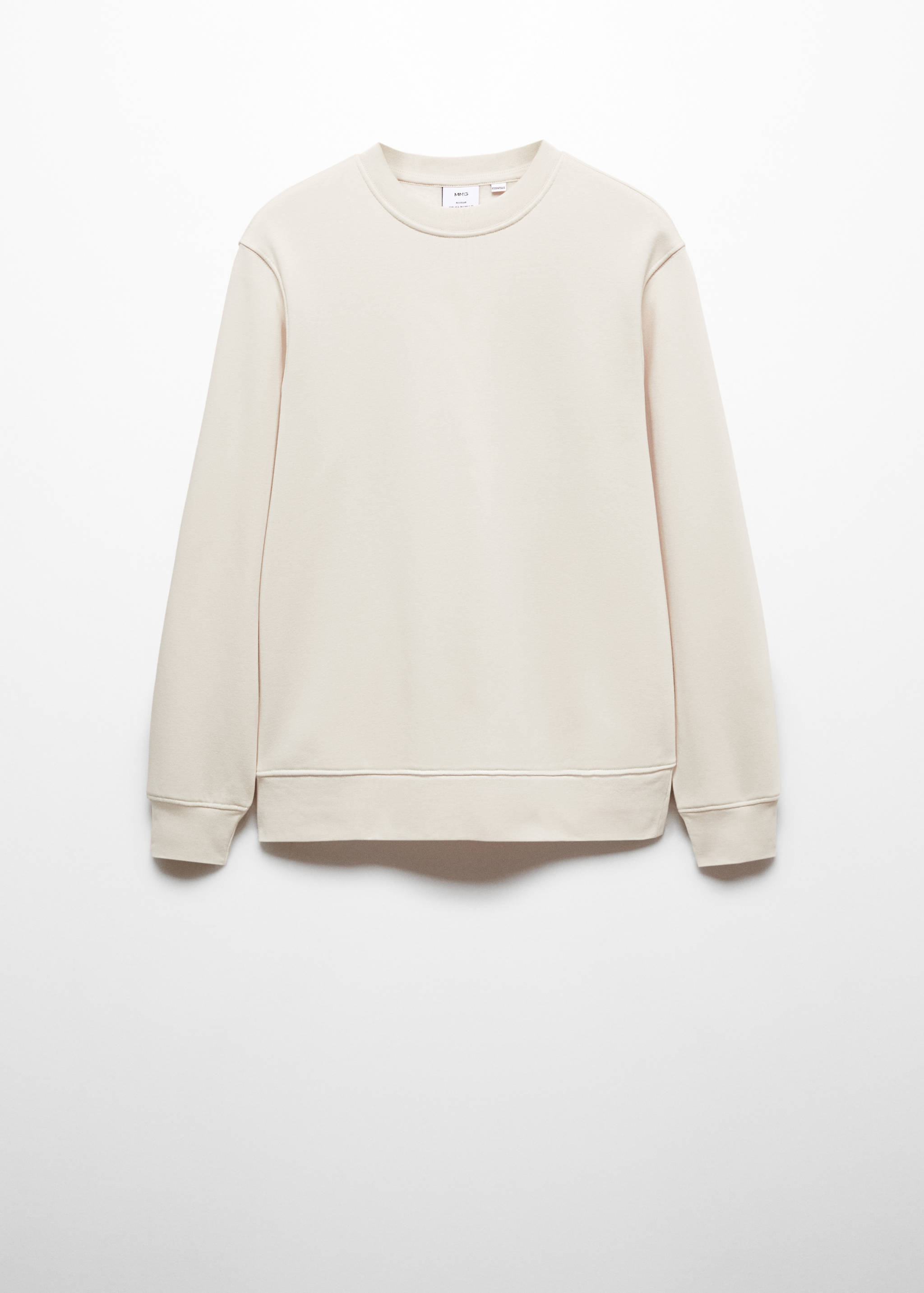 Lett sweatshirt i bomull - Artikkel uten modell