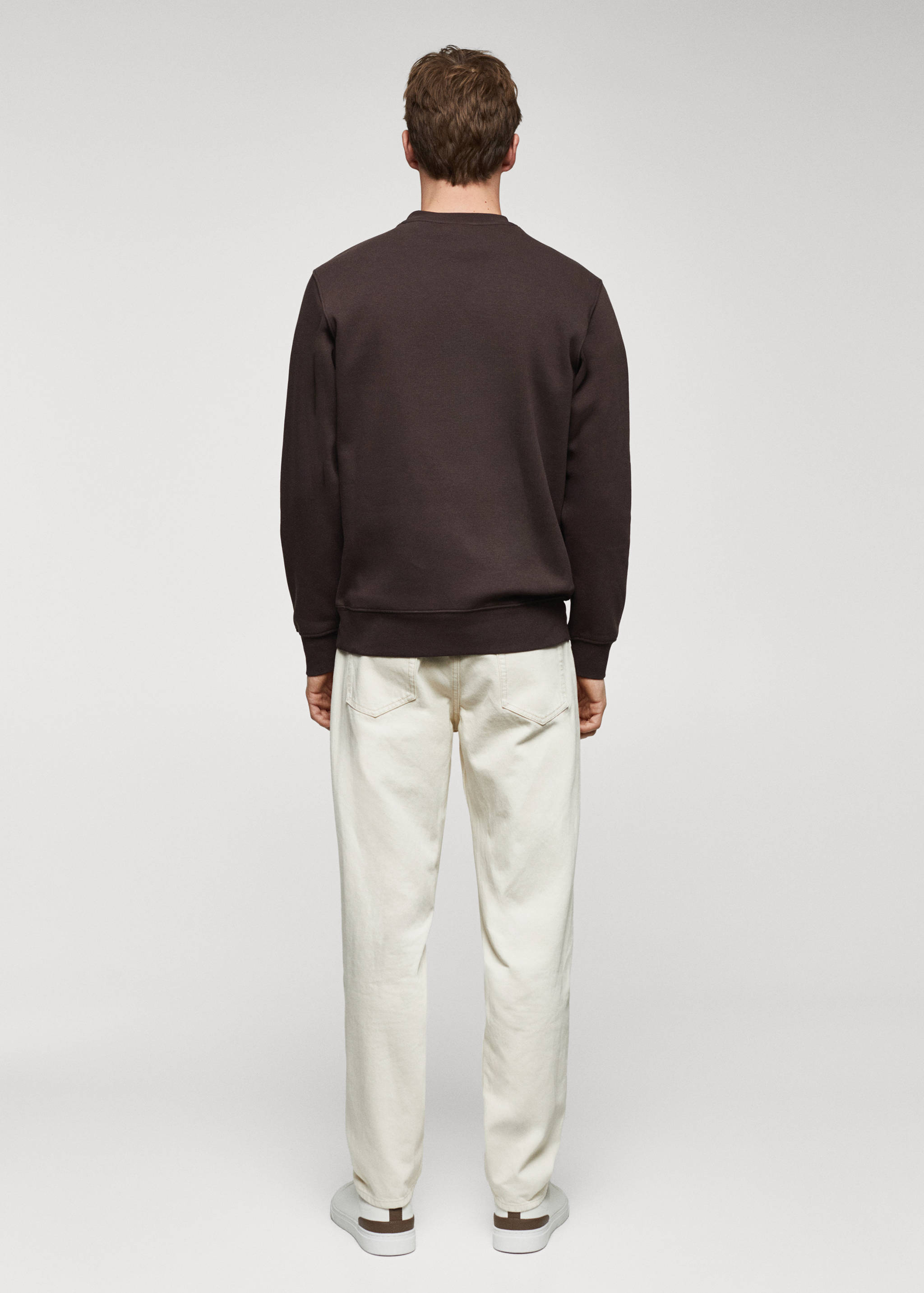 Lightweight cotton sweatshirt - Reverse of the article