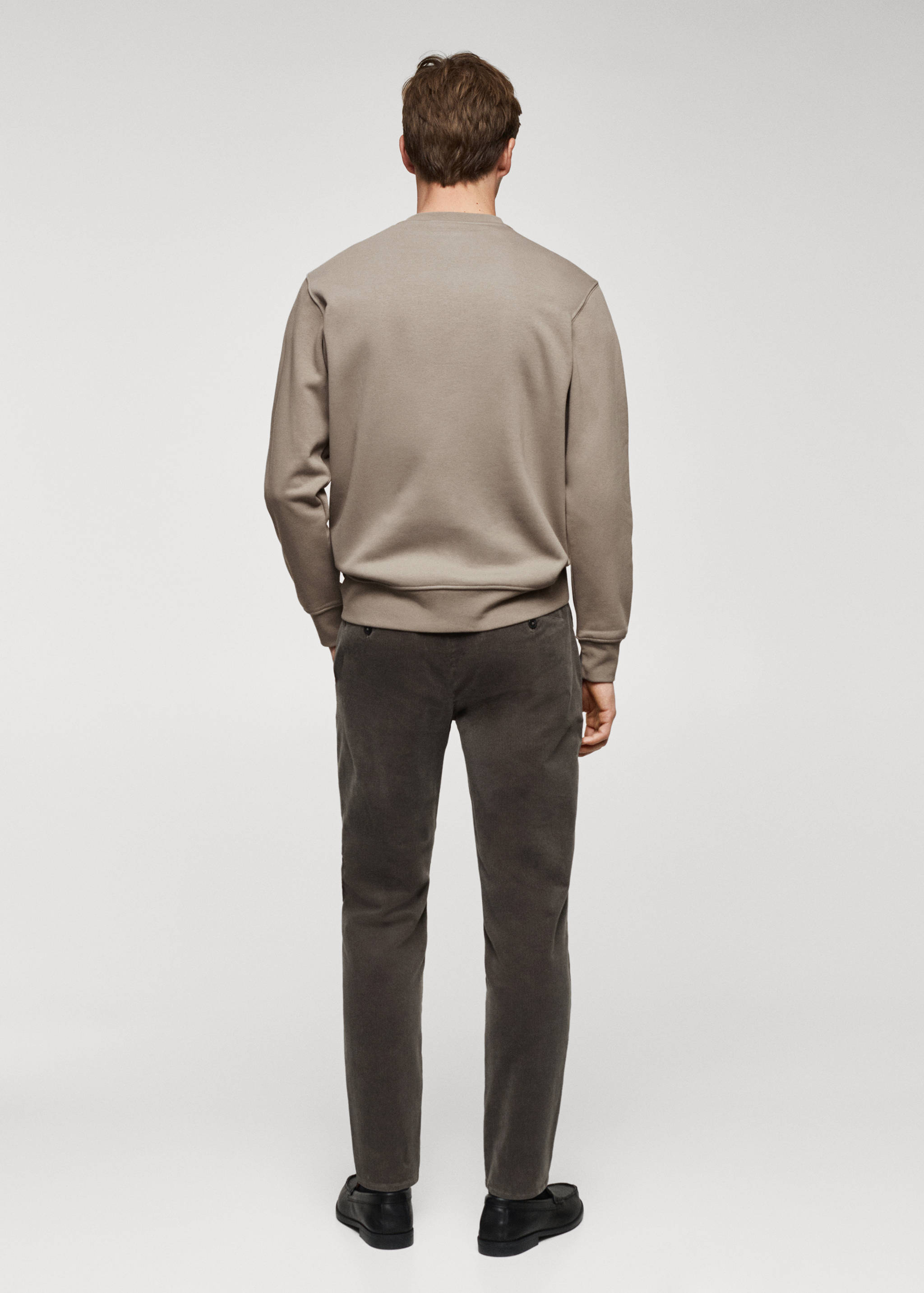 Lightweight cotton sweatshirt - Reverse of the article