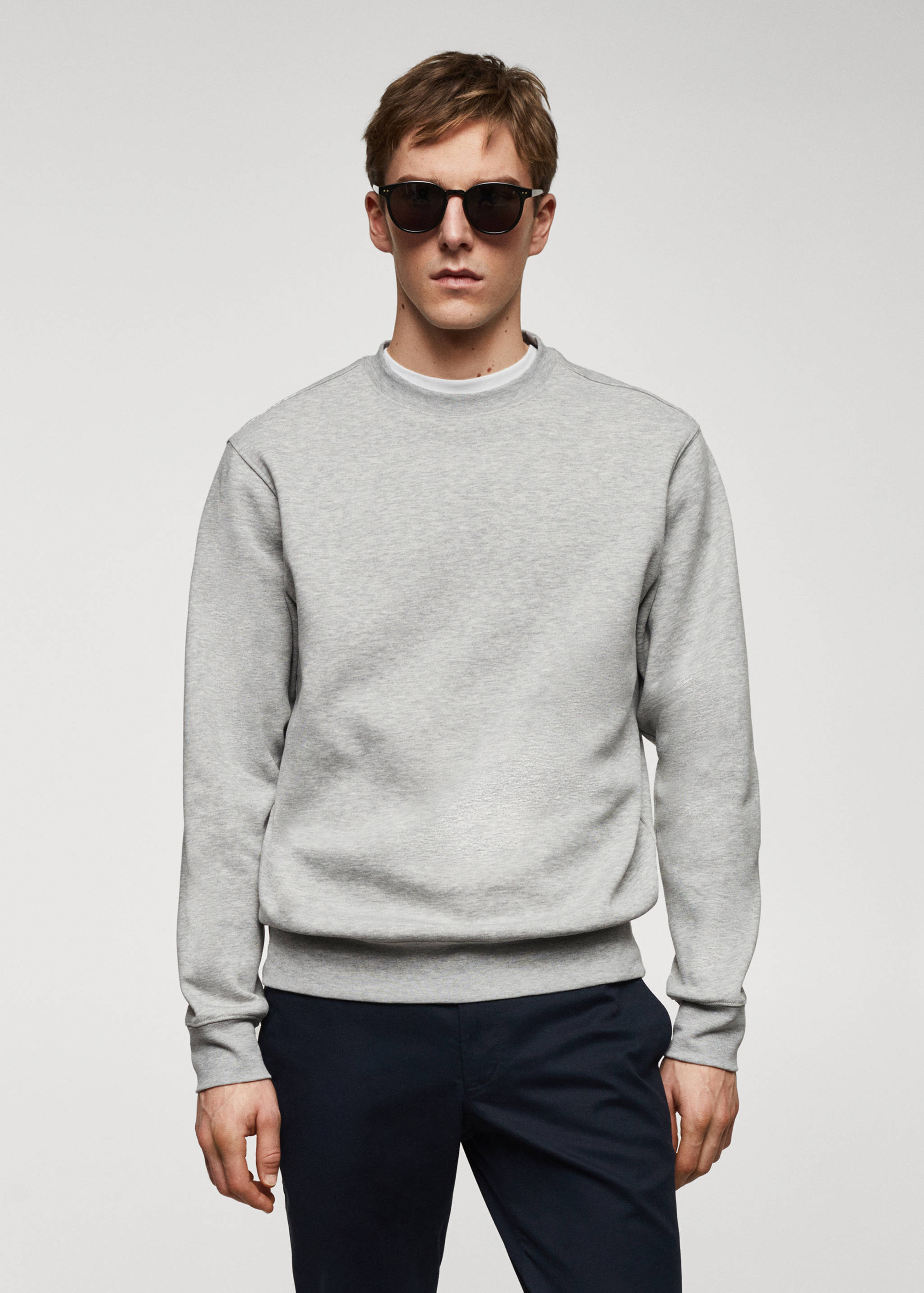 Lightweight cotton sweatshirt - Medium plane