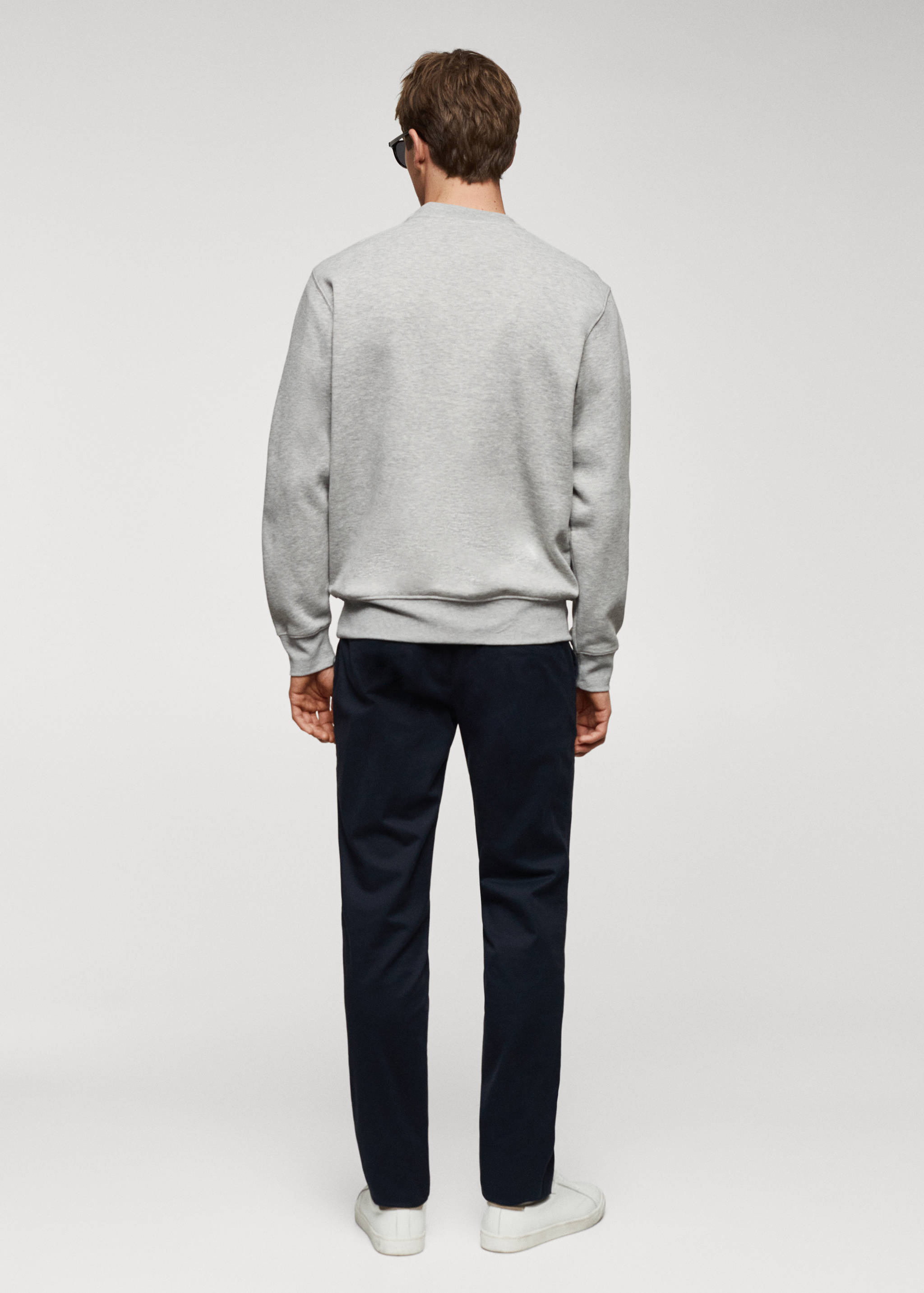 Lightweight cotton sweatshirt - Reverse of the article