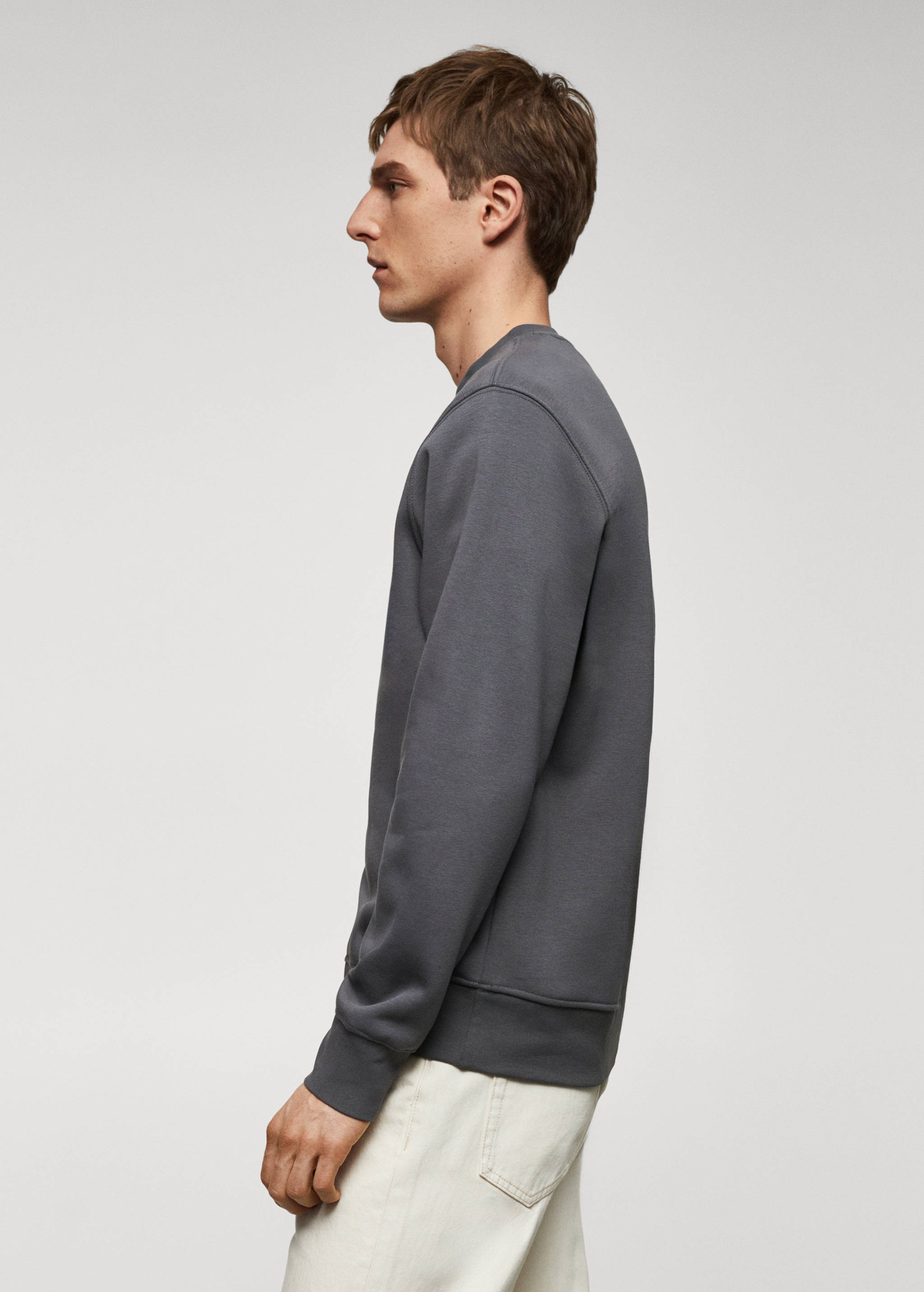 Lightweight cotton sweatshirt - Details of the article 2