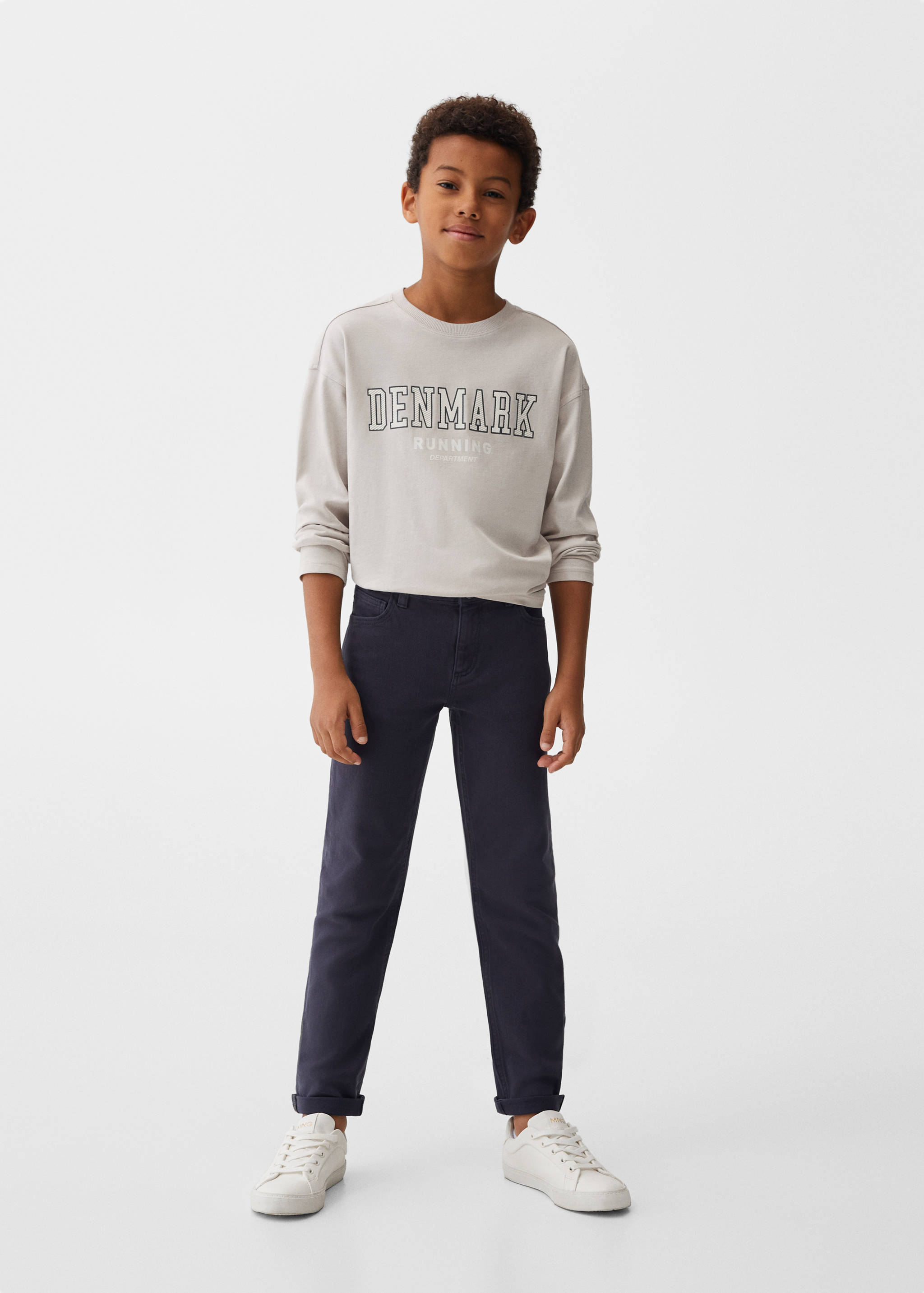 Camiseta manga larga estampada - Plano general