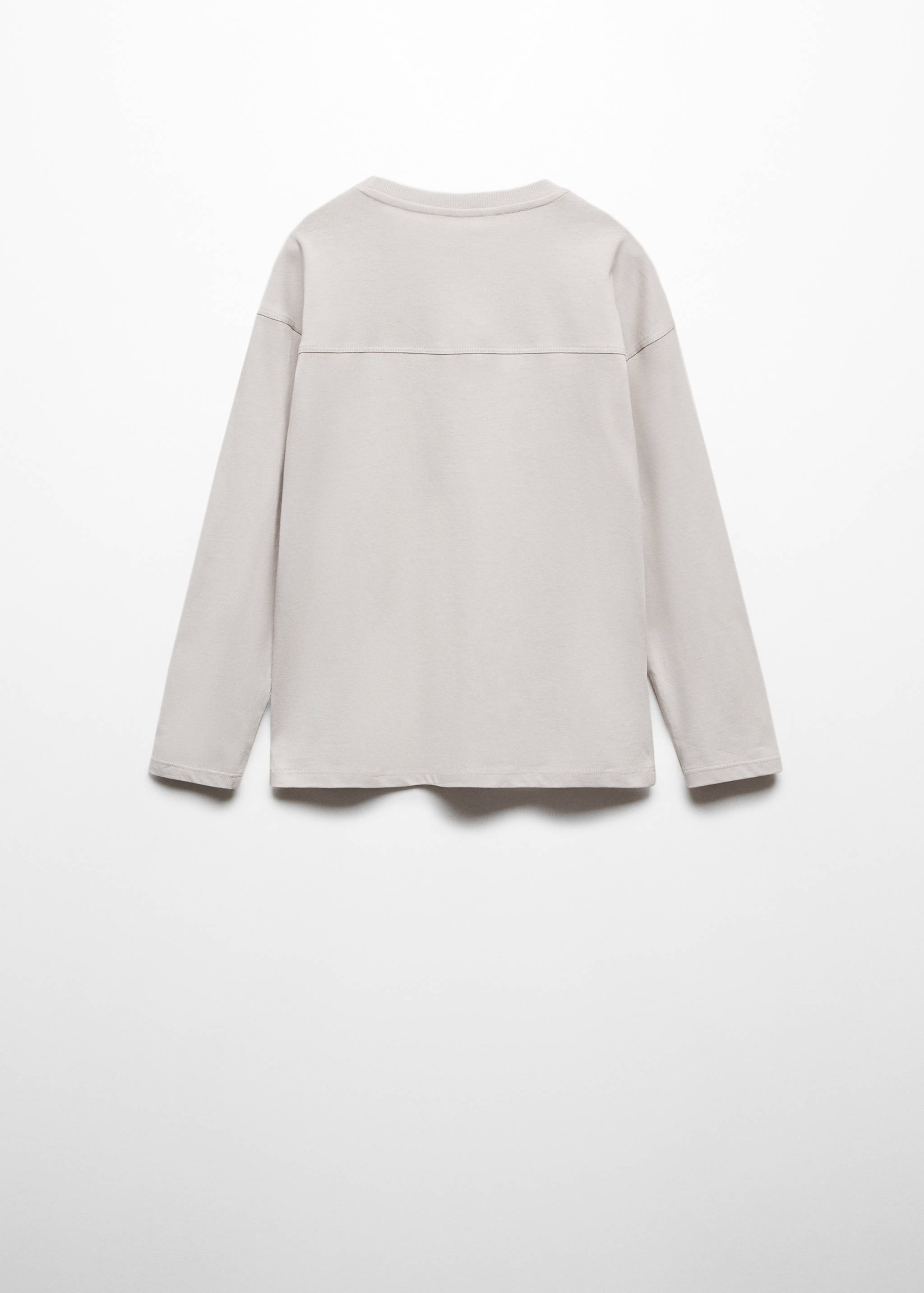 Camiseta manga larga estampada - Reverso del artículo