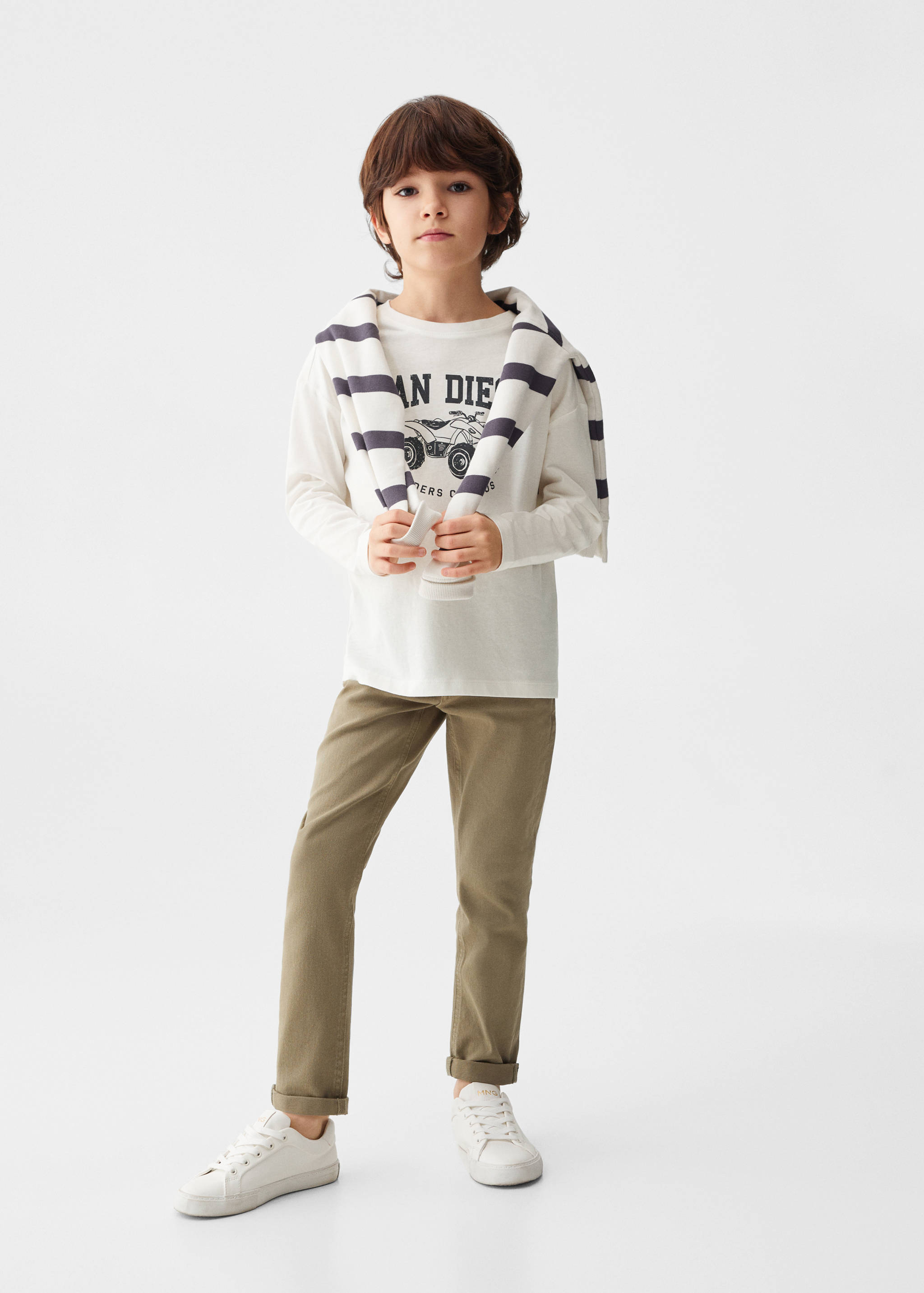 Printed long sleeve t-shirt - General plane