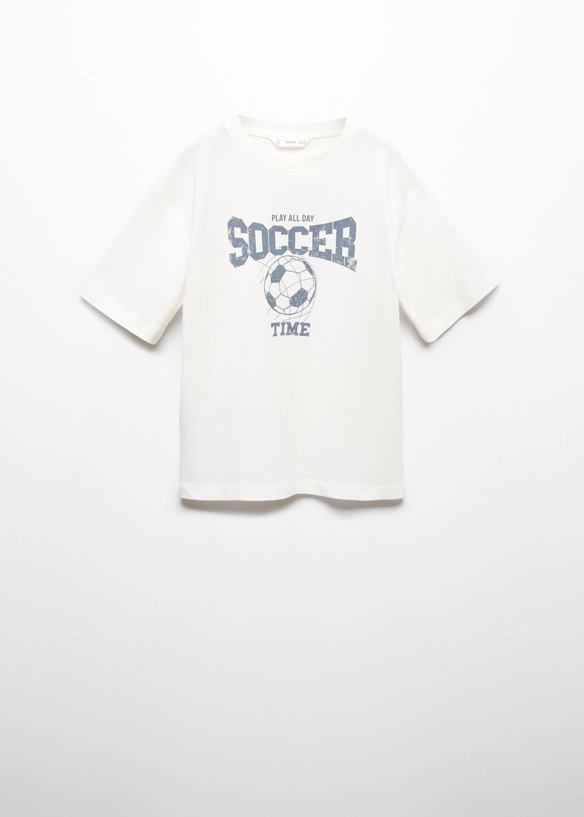 Printed cotton-blend T-shirt - Article without model