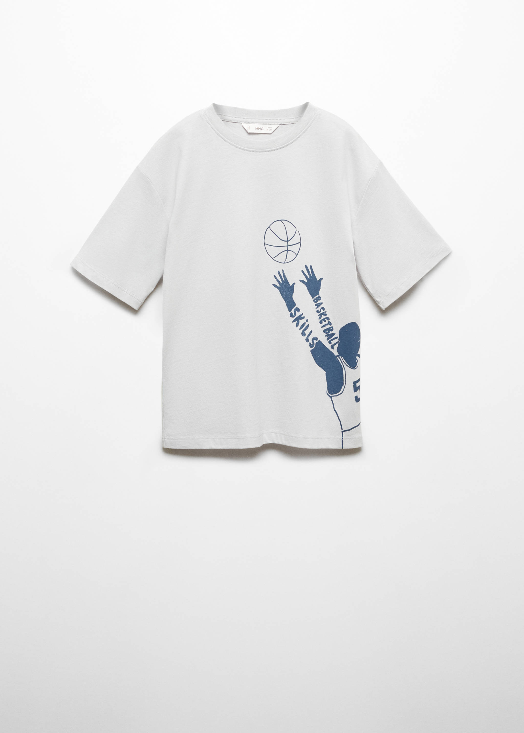 Printed cotton-blend T-shirt - Article without model