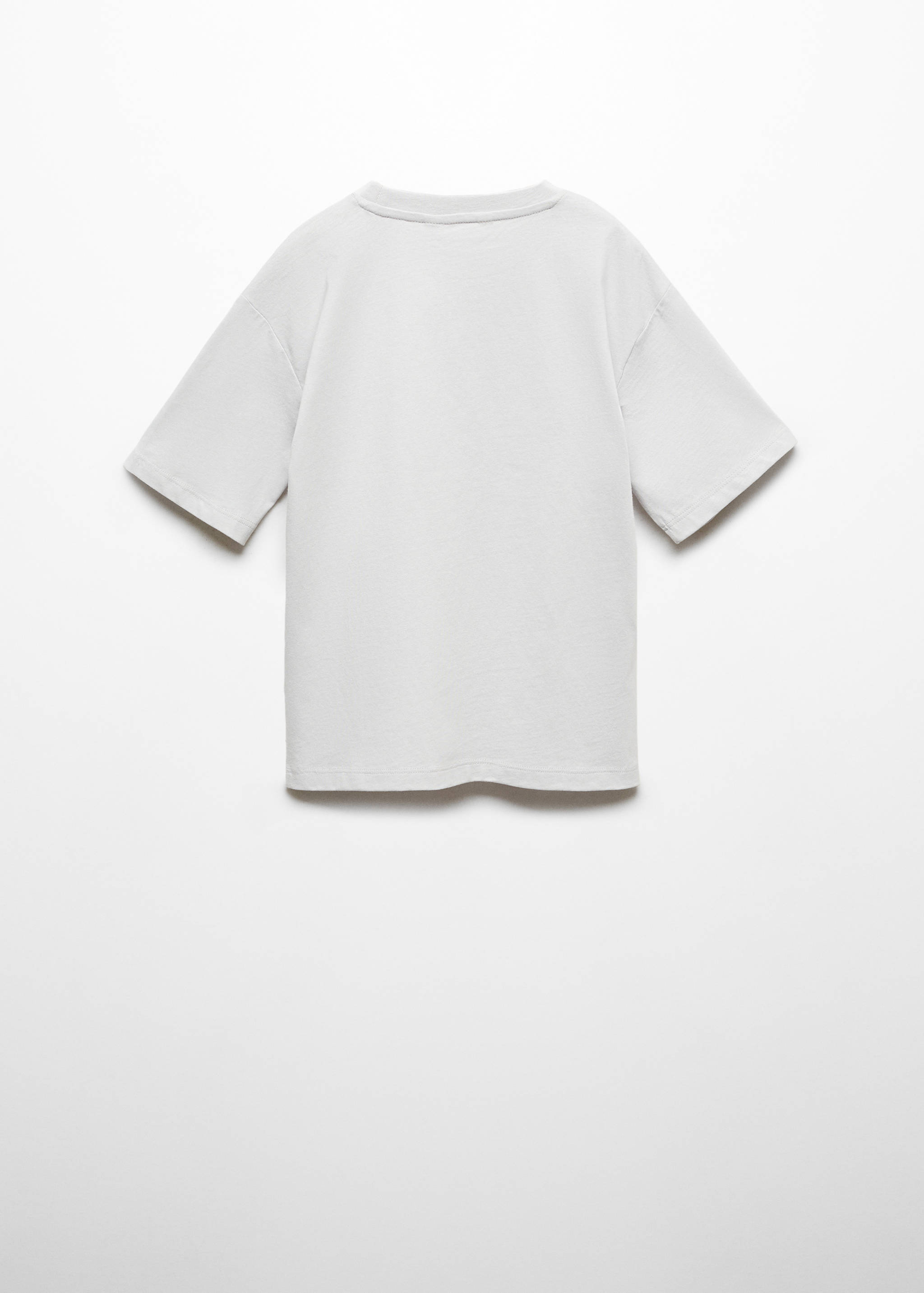 Printed cotton-blend T-shirt - Reverse of the article