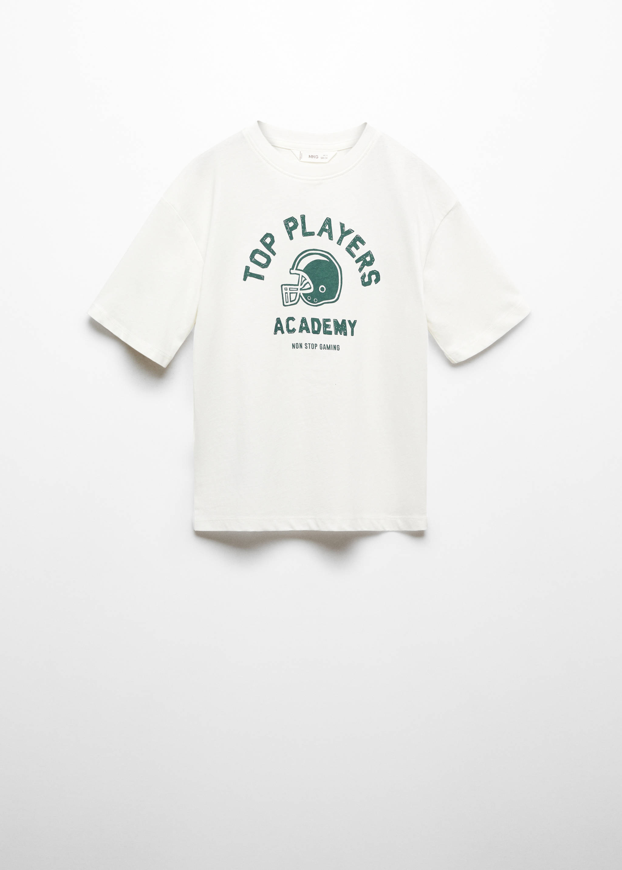 Printed cotton-blend T-shirt - Article without model