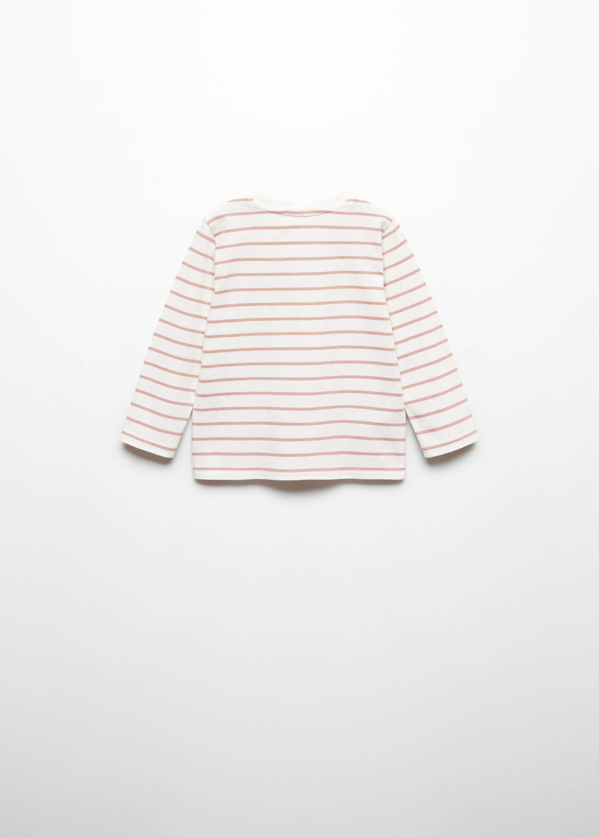 T-shirt manches longues rayures - Verso de l’article