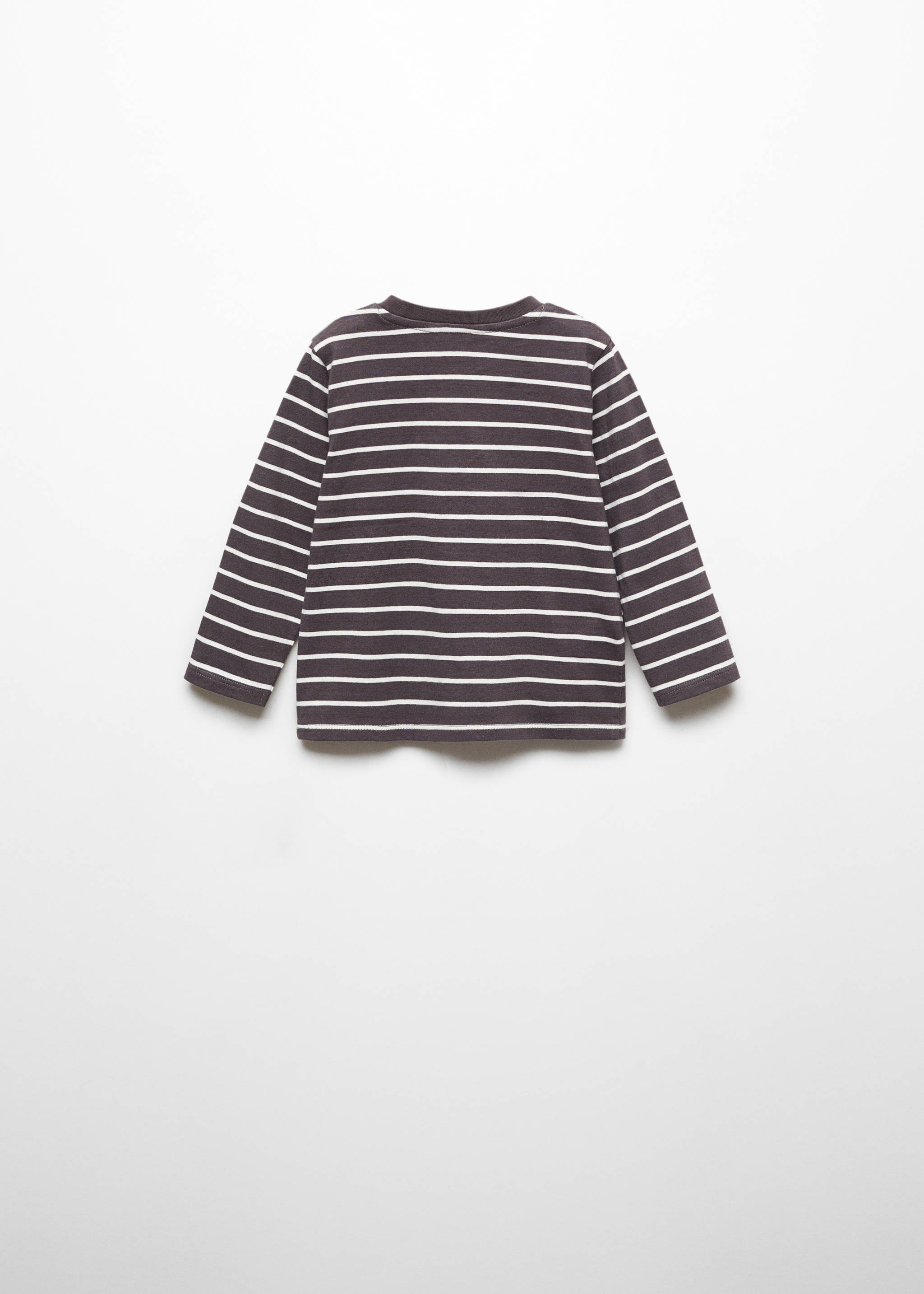 T-shirt manches longues rayures - Verso de l’article