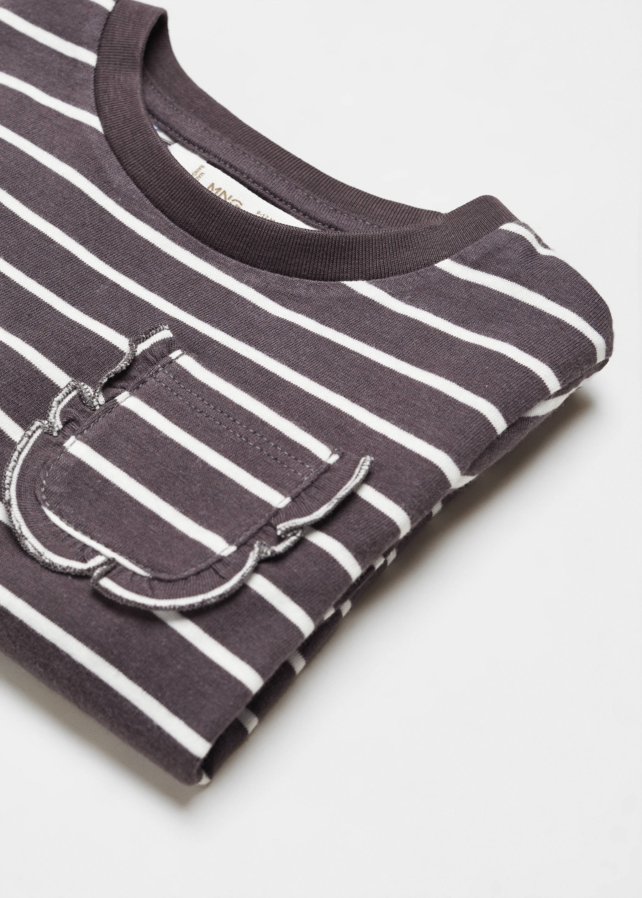 T-shirt manches longues rayures - Détail de l'article 0
