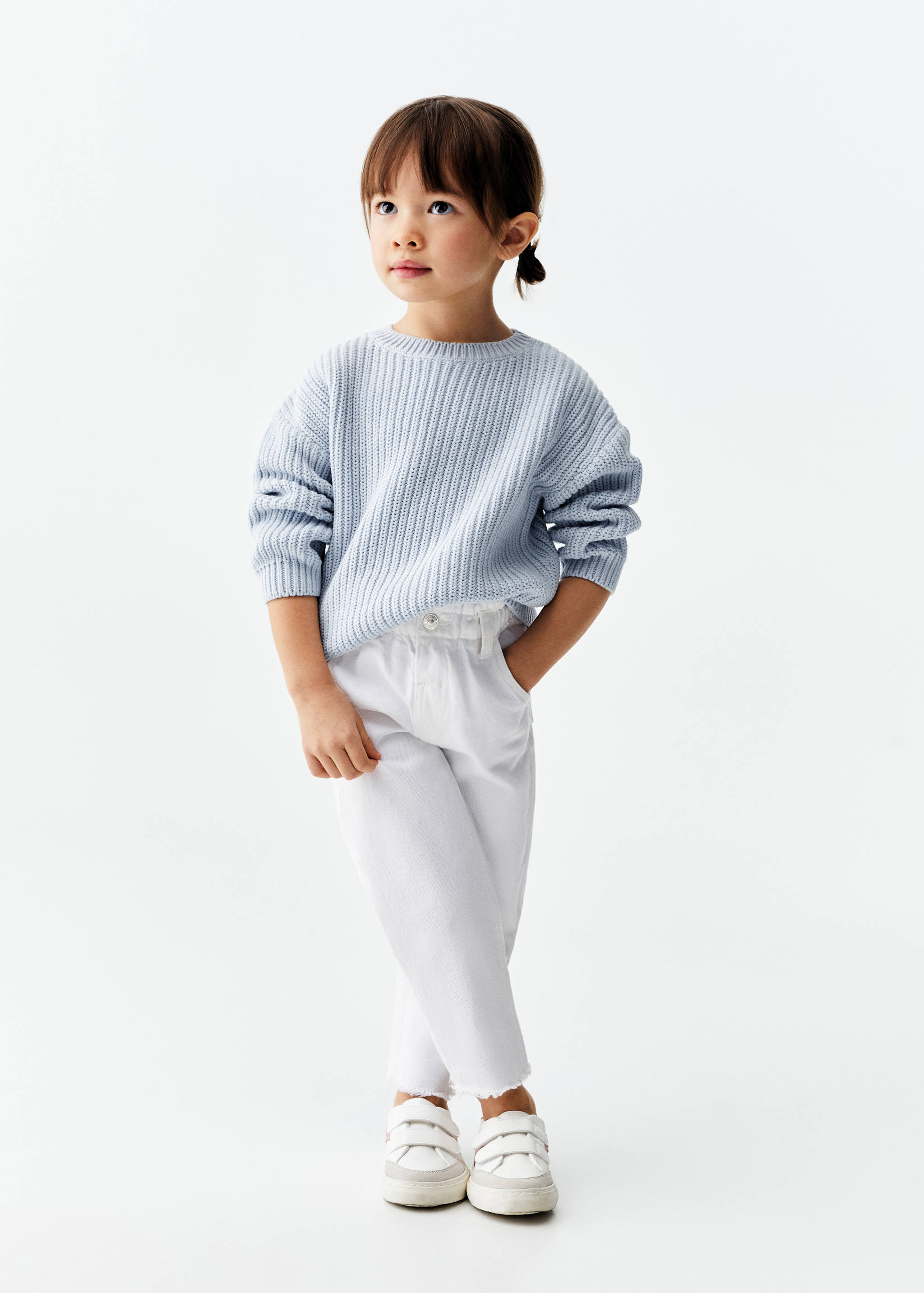 Links gestrickter Pullover - Allgemeine Ansicht