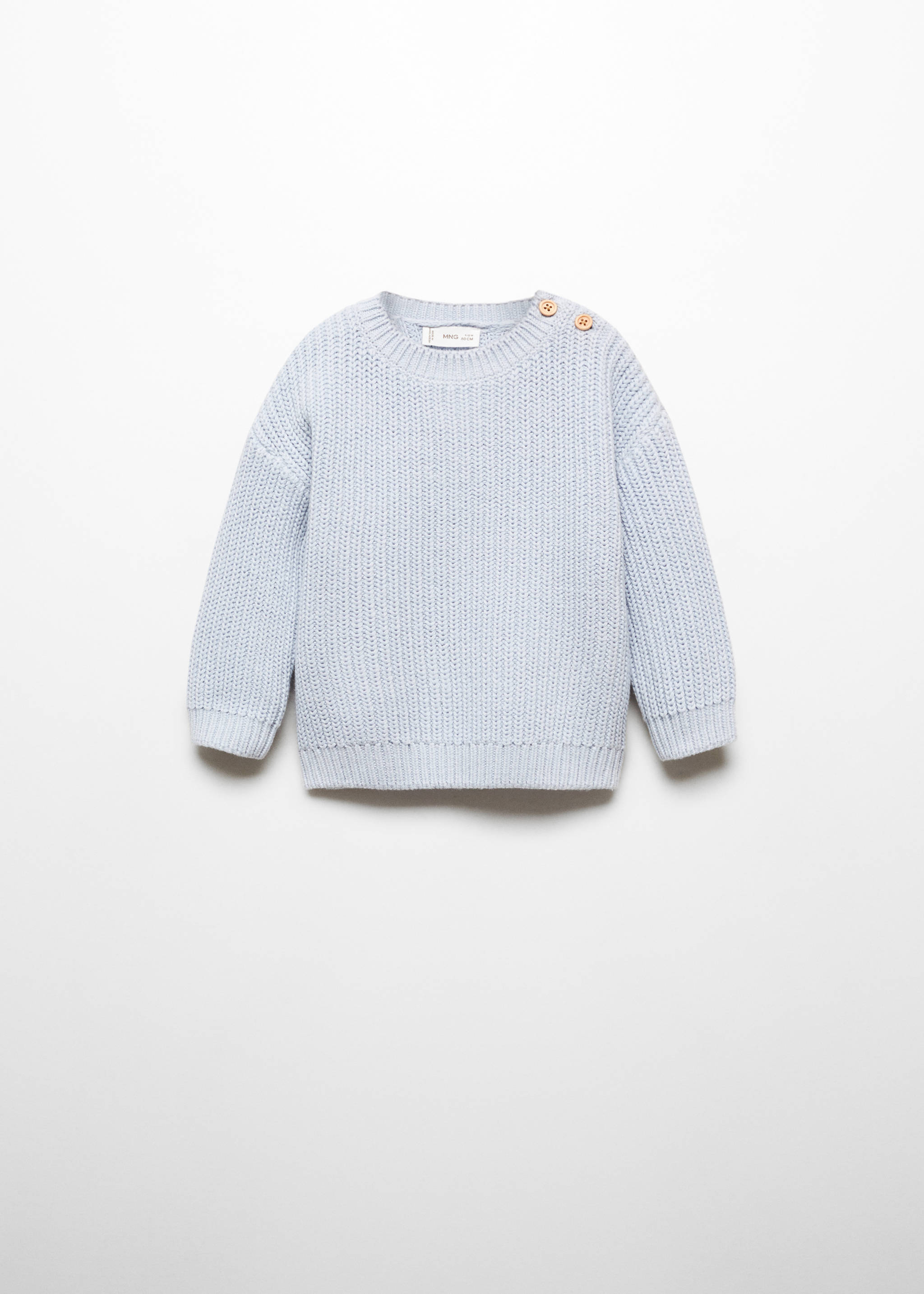 Links gestrickter Pullover - Artikel ohne Model