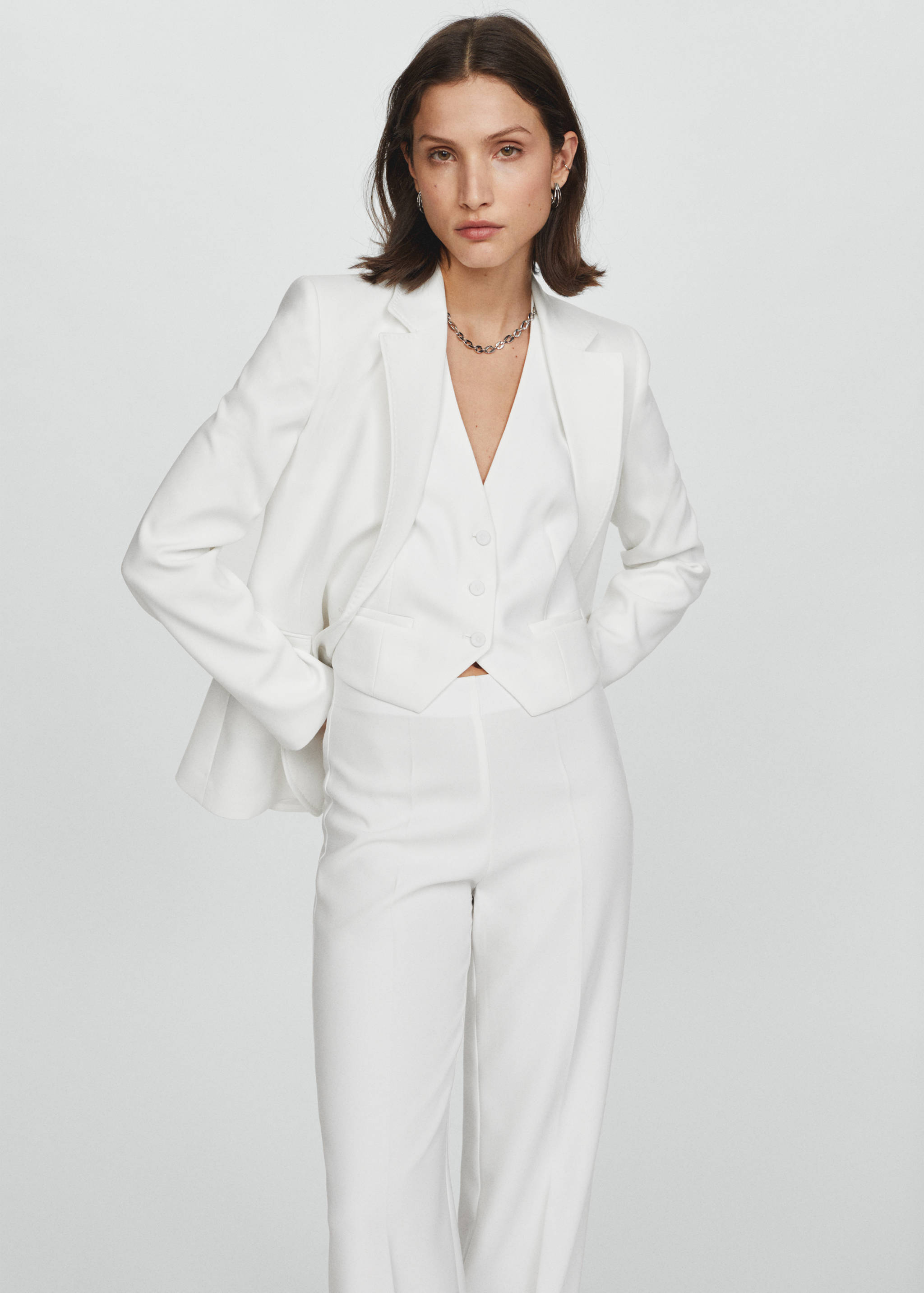 Костюмные брюки wideleg - Деталь изделия 1